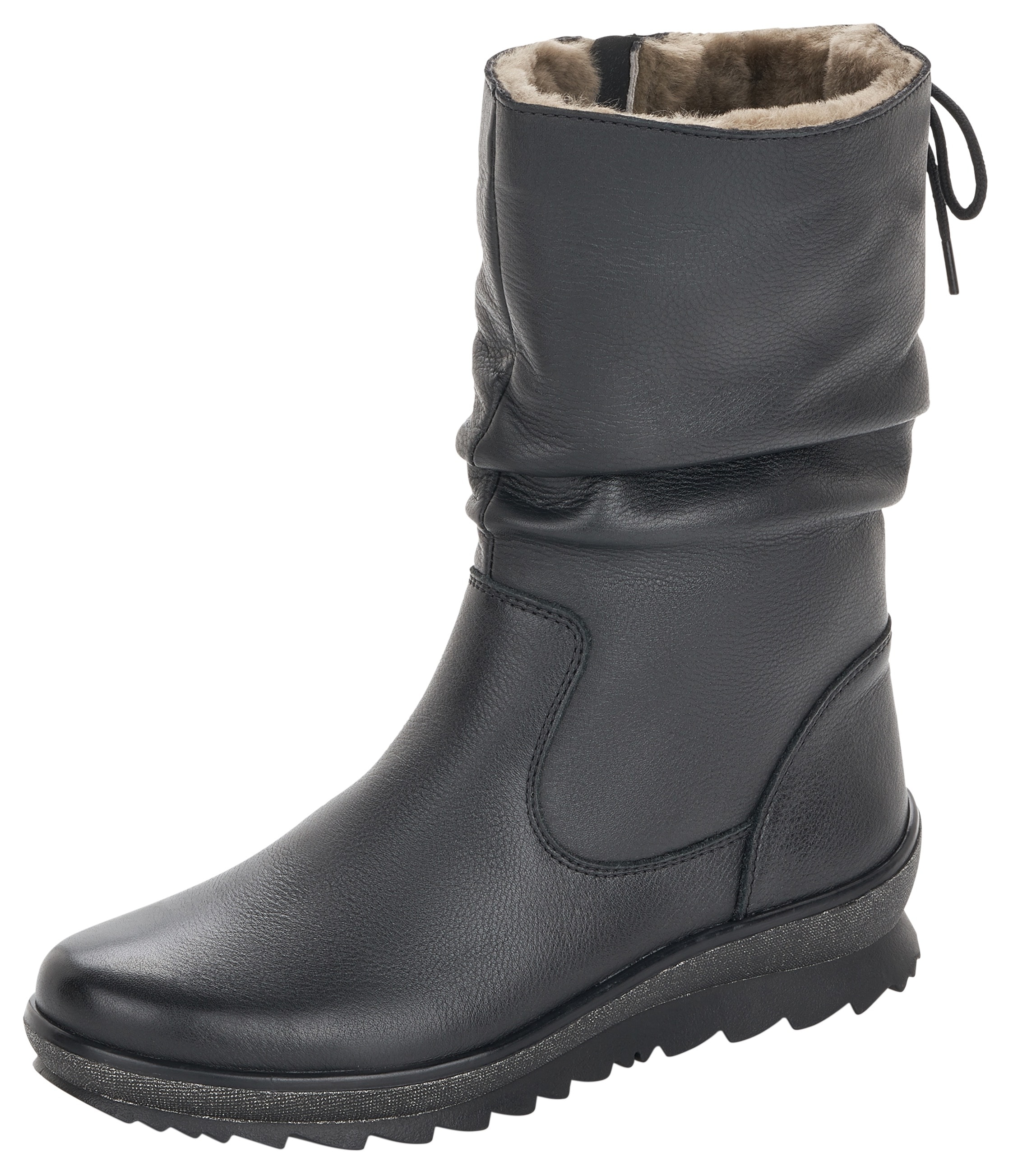 Winterstiefelette, mit gerafftem Schaft