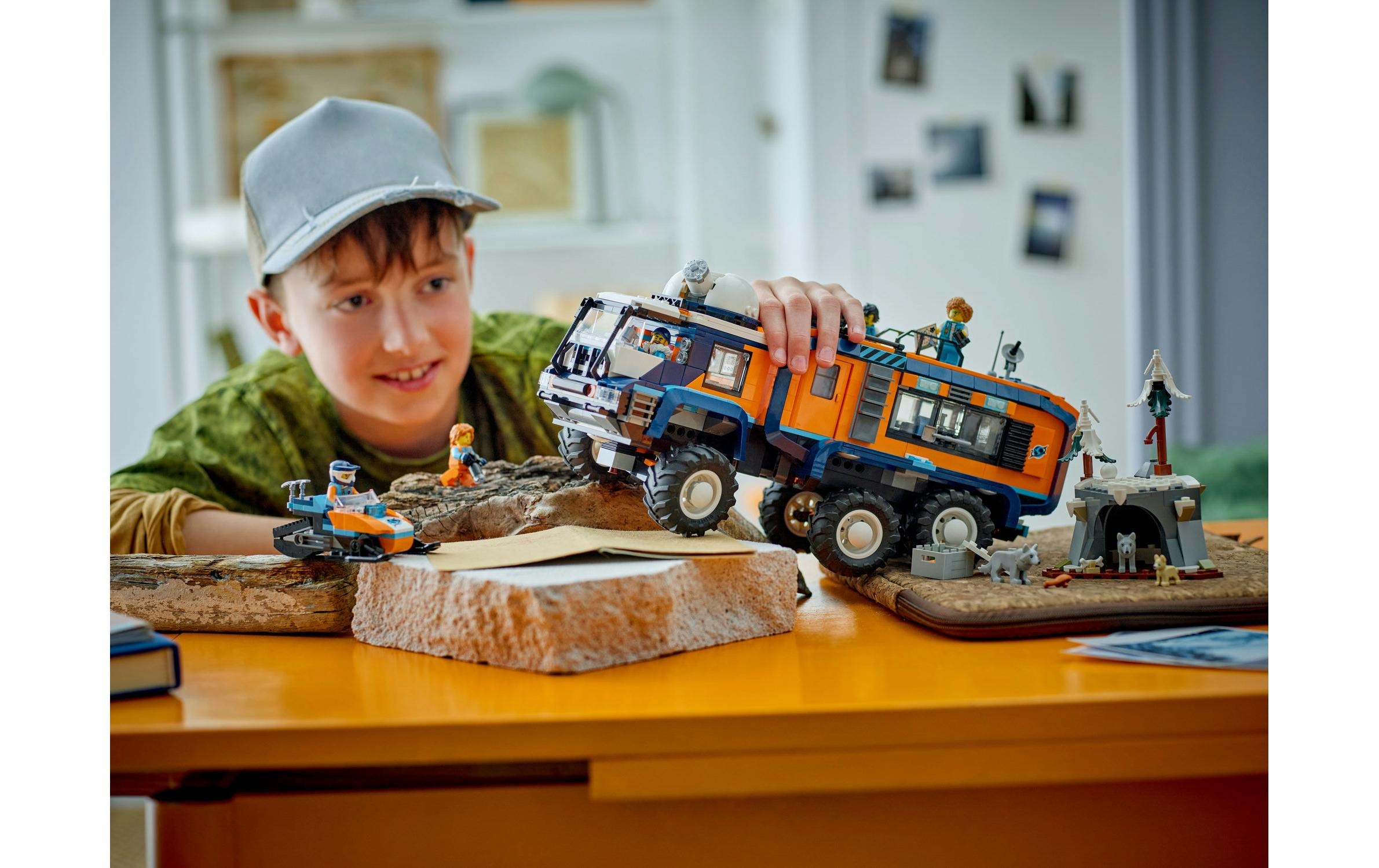 LEGO® Spielbausteine »City Arktis-Truck mit Labor 60471«, (1064 St.)