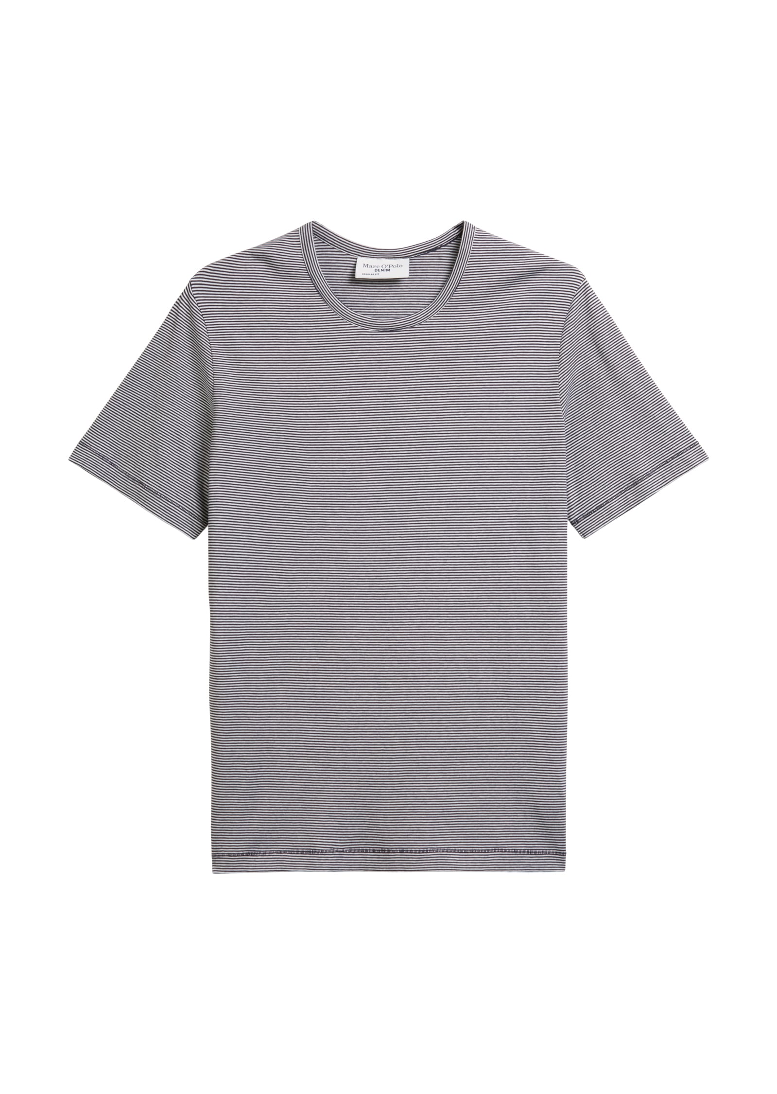 Marc O'Polo DENIM T-Shirt, fein gringelt