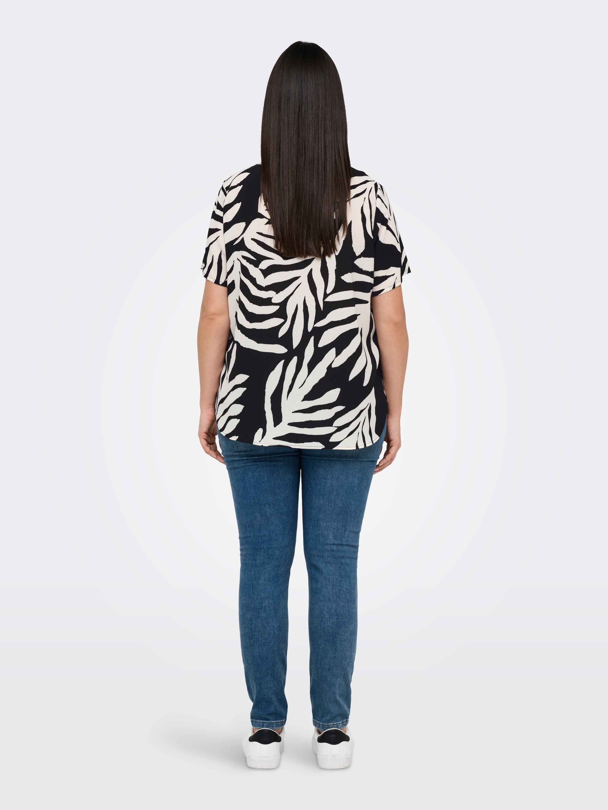 ONLY CARMAKOMA Shirtbluse »CARVICA SS TOP WVN NOOS«