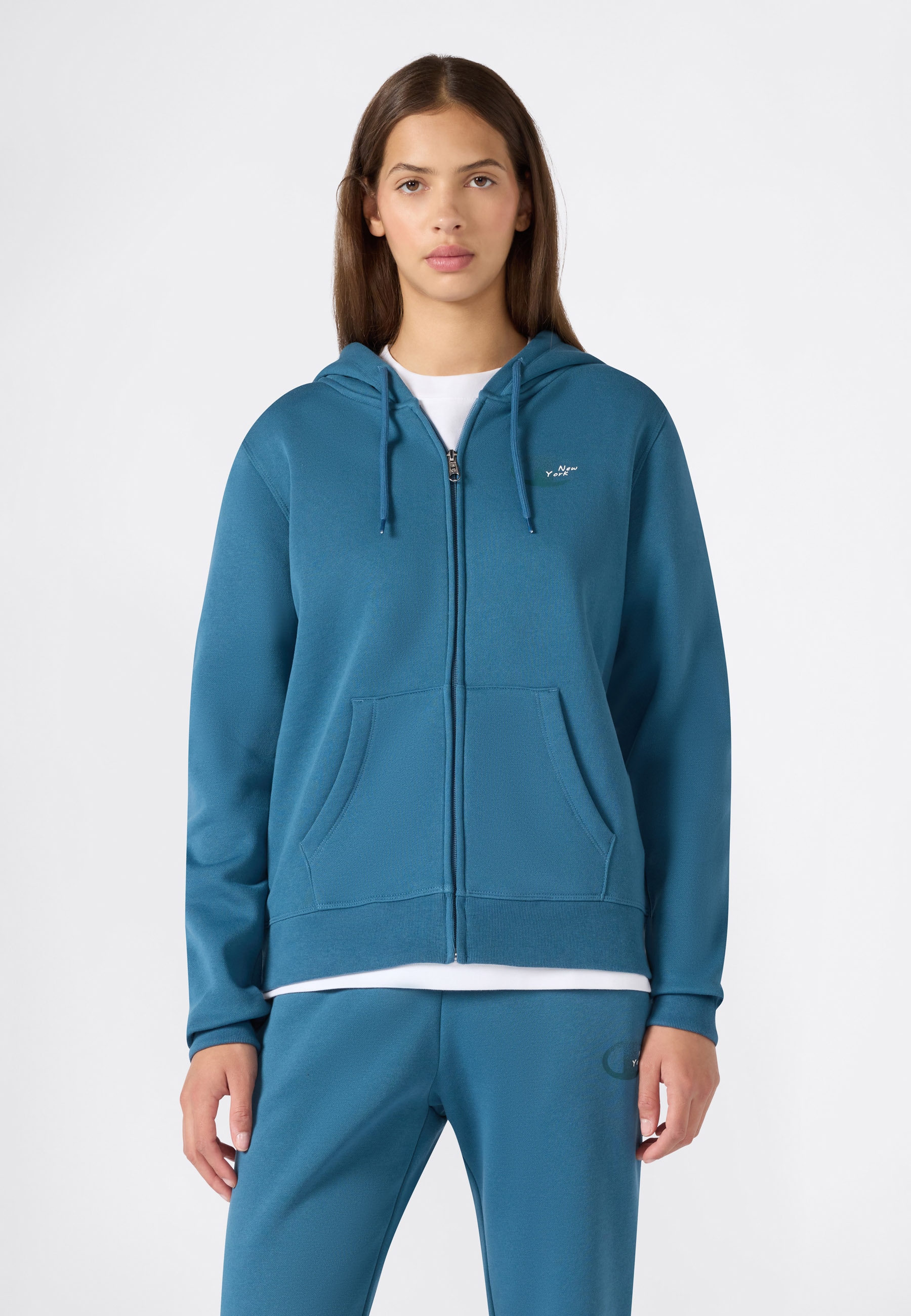 Champion Kapuzensweatjacke "SPORTWEAR ZIP-UP HOODIE Slim Fit" mit durchgehendem Reissverschluss, körpernahe Passform
