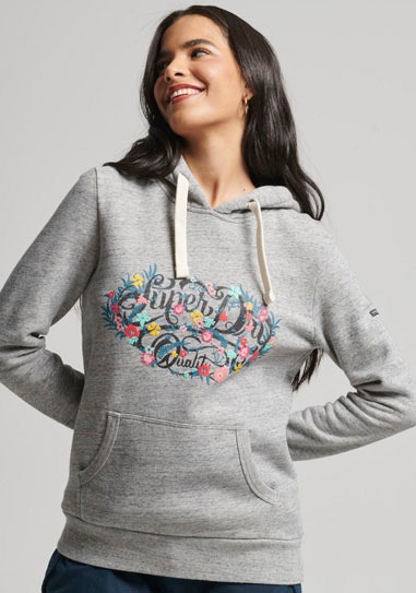 Superdry Sweatjacke, Vintage Floral Scripted Hood kaufen