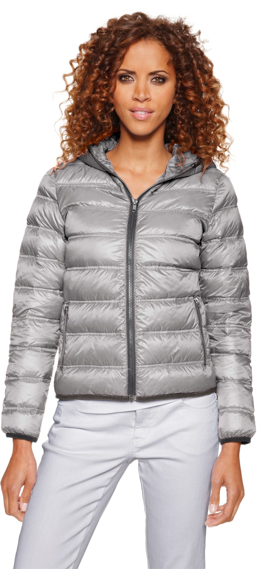 heine Daunenjacke, mit Kapuze