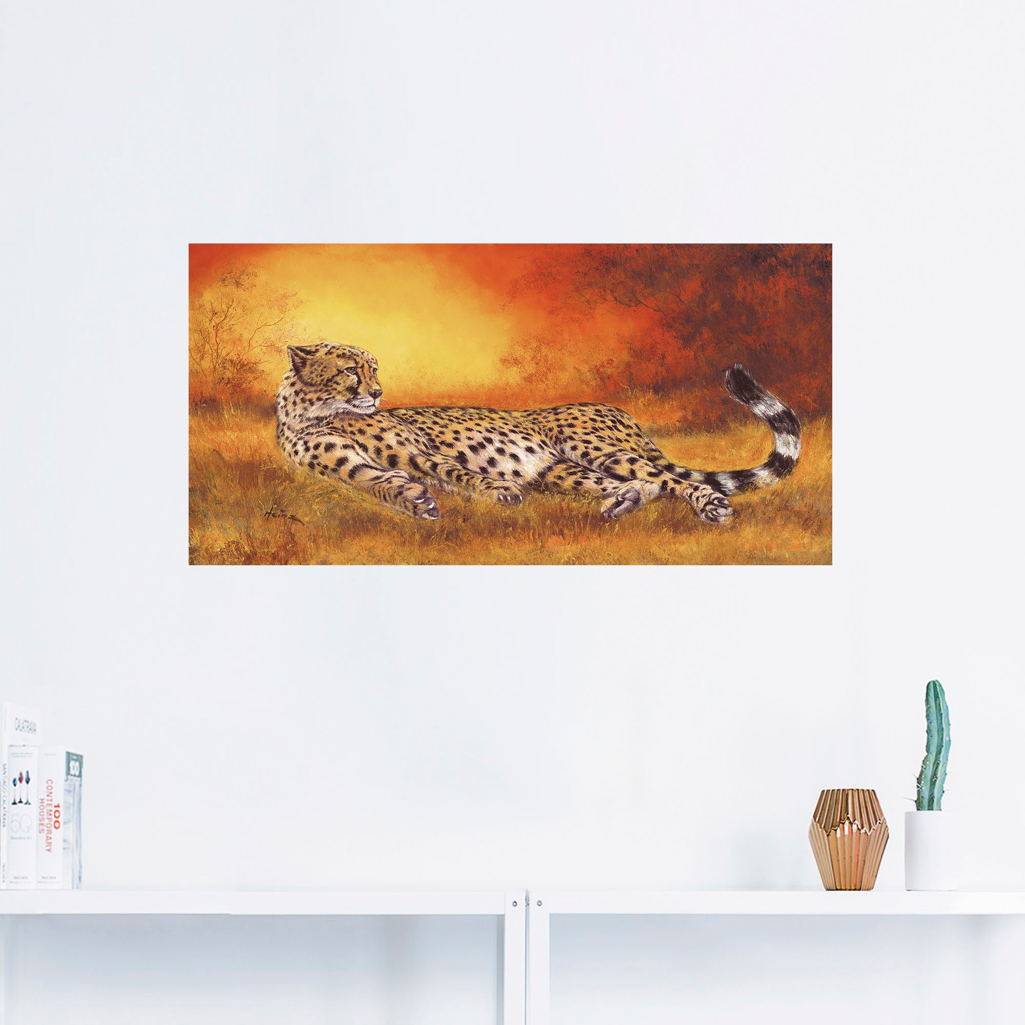 Geparden Artland Poster shoppen Bilder, online Leinwandbild, oder Wandbild Jelmoli-Versand Wandaufkleber als St.), (1 | »Gepard«, versch. Alubild, in Grössen