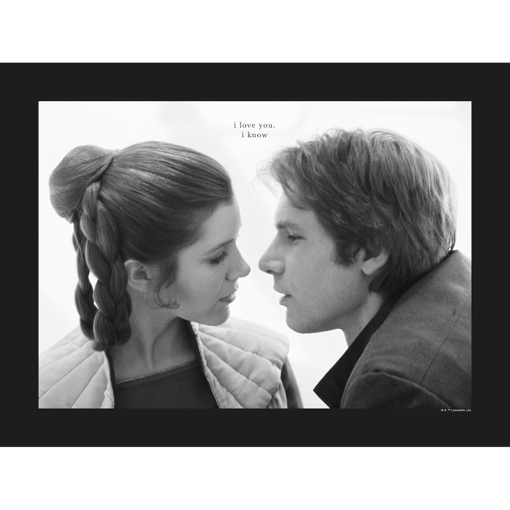 Komar Poster »Star Wars Classic Leia Han Love«, Star Wars, (1 St.), Kinderzimmer, Schlafzimmer, Wohnzimmer