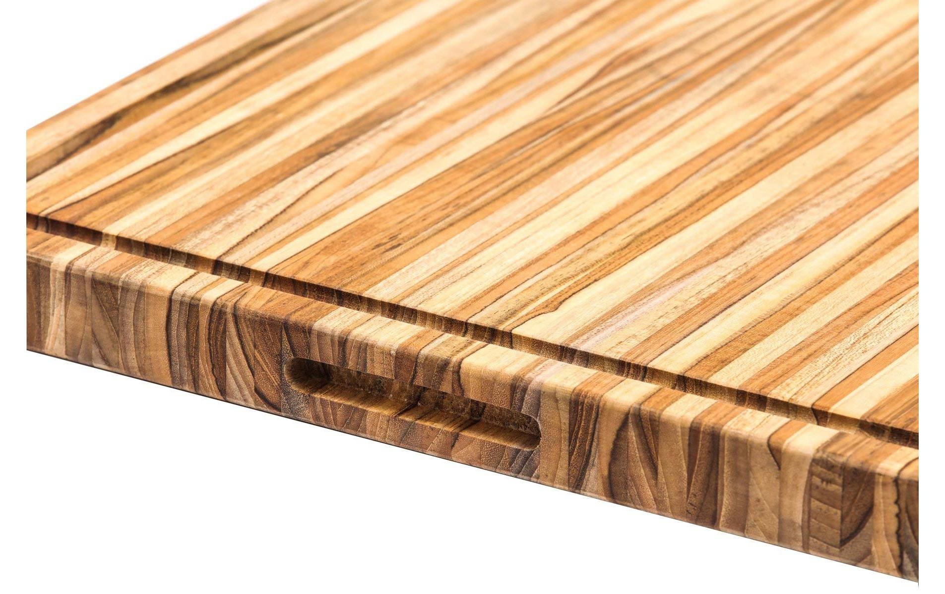 Schneidebrett »Teak-Haus 46x61«, Holzart: Teakholz, Holzherkunft: Vietnam