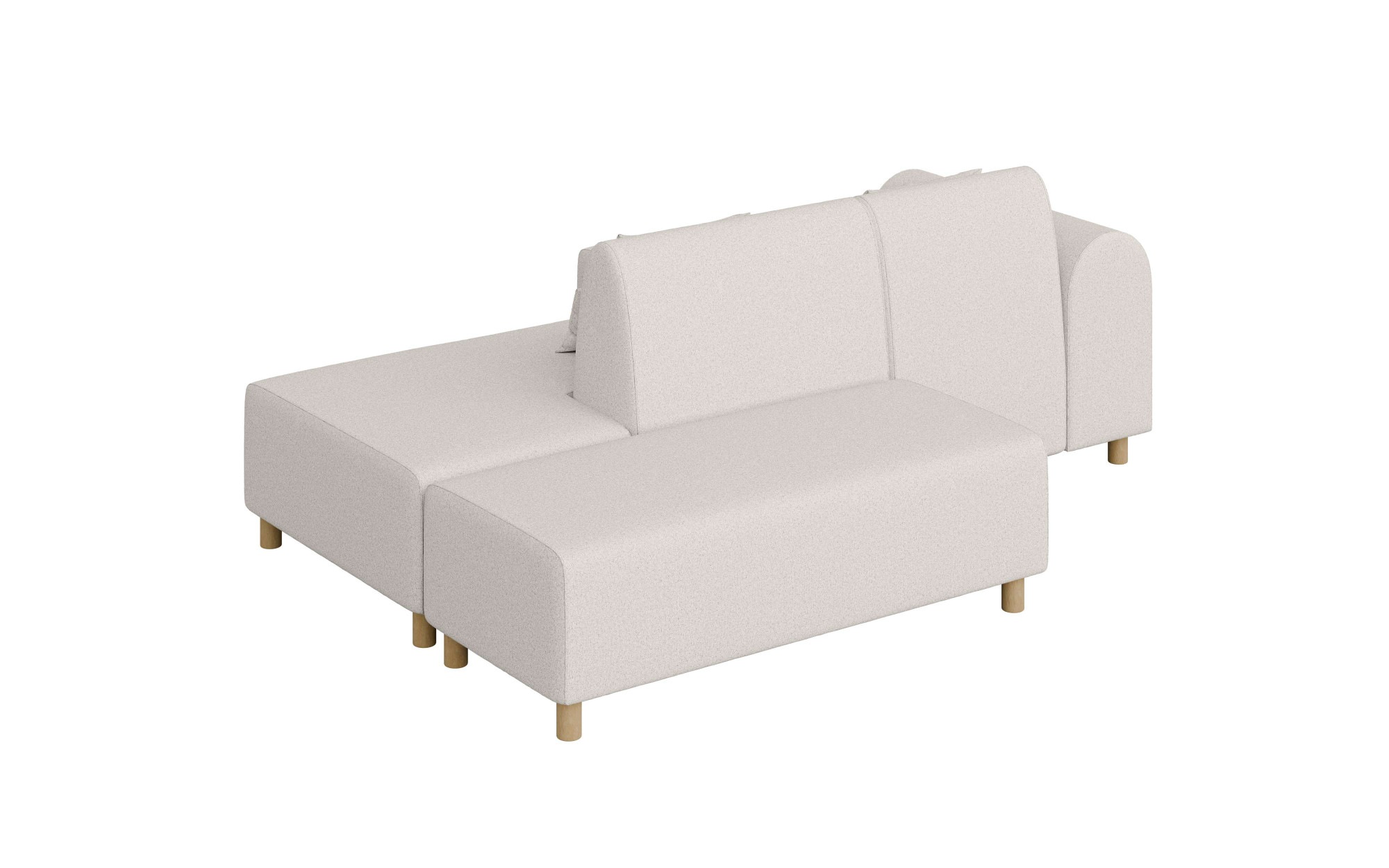 INOSIGN Ecksofa »Suyala«, L-Form mit Hocker