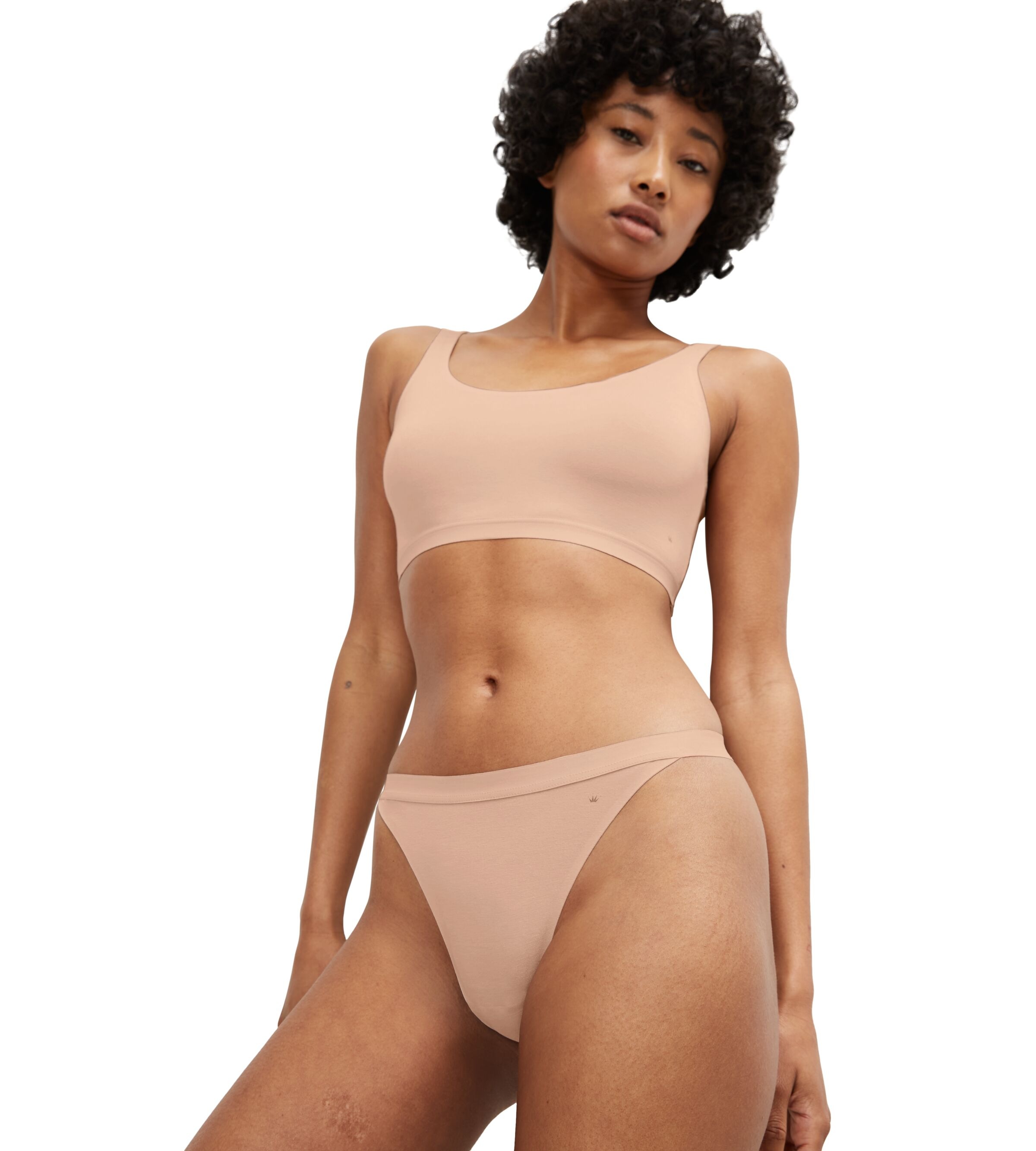 Triumph String »Smart Natural«, (2er Pack), modern, minimalistisch, hoher Beinausschnitt, Single Jersey
