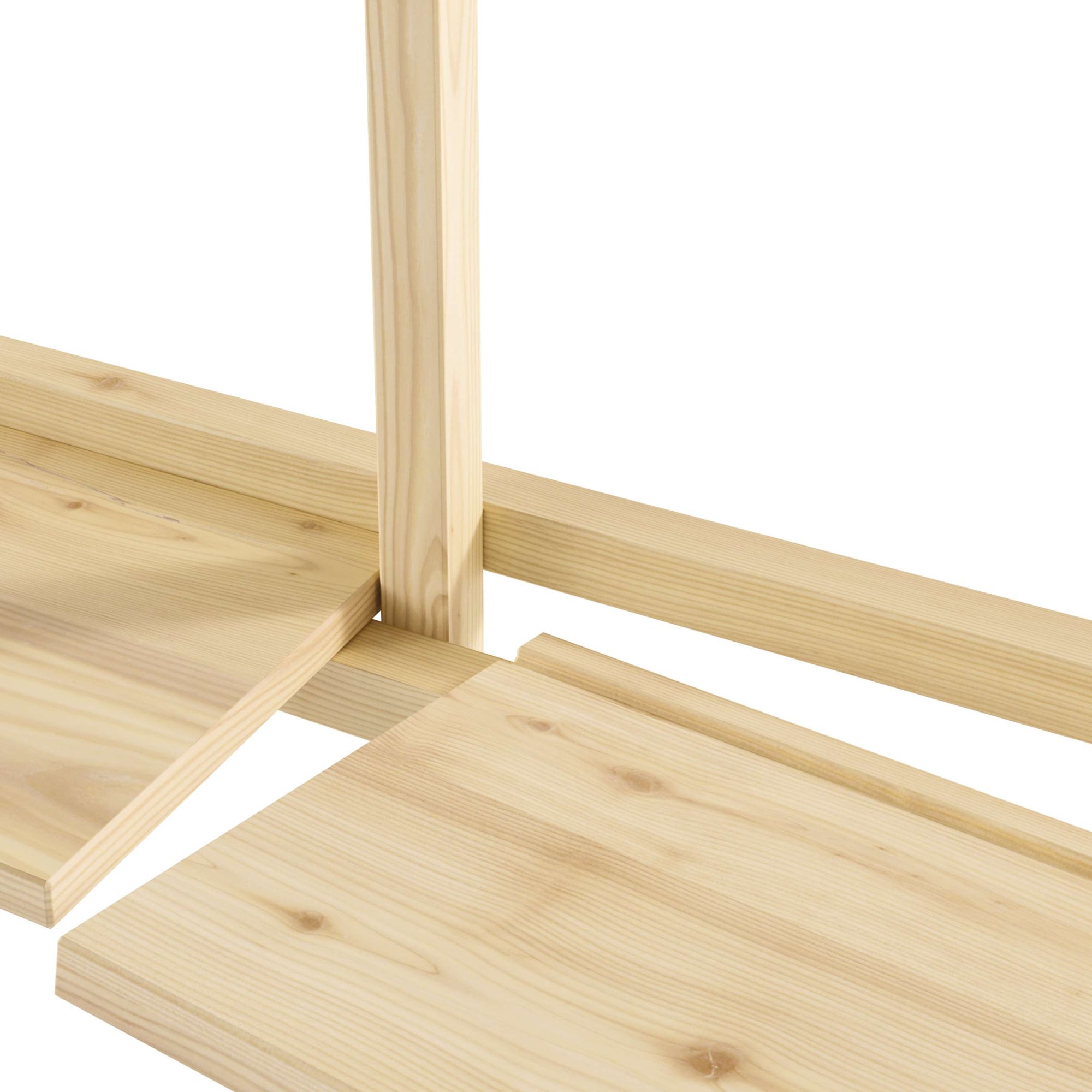 Karup Design Wandregal »Groove Shelving Narrow, Wandregal, Aufbewahrung, Deko, Platzsparend«, (B/H/T ca: 66x25,5x127cm), inkl. 4 Abnehmbare Regalböden aus FSC®-zertifiziertem Massivholz