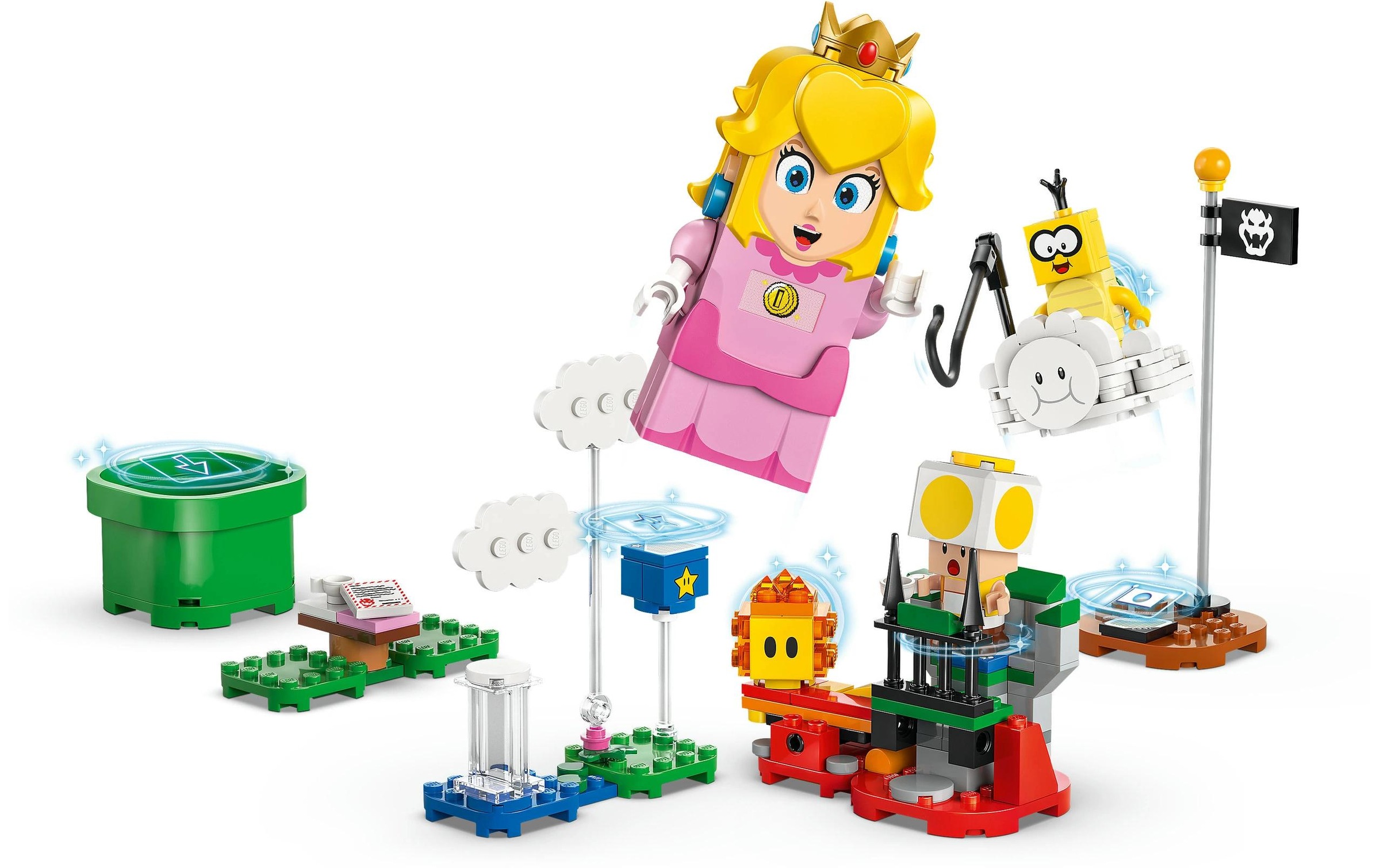 LEGO® Konstruktionsspielsteine »Super Mario Abenteuer mit der interaktiven Peach 71441«, (208 St.)
