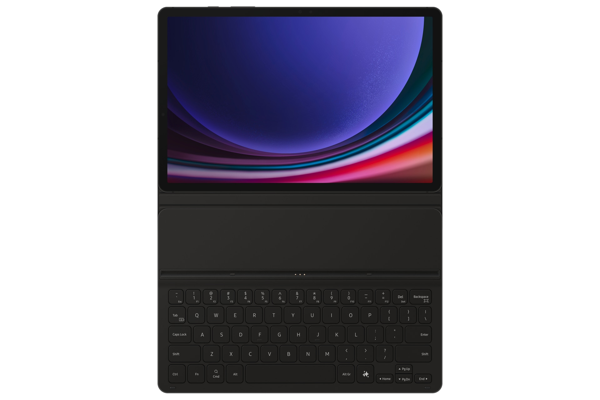 Samsung Tablet-Hülle »Book Cover Keyboard Slim für Galaxy Tab S9 | S9 FE | S10 FE«, Tastatur Cover, Schutzhülle, Tablethülle, Case, Schutzcase, stossfest