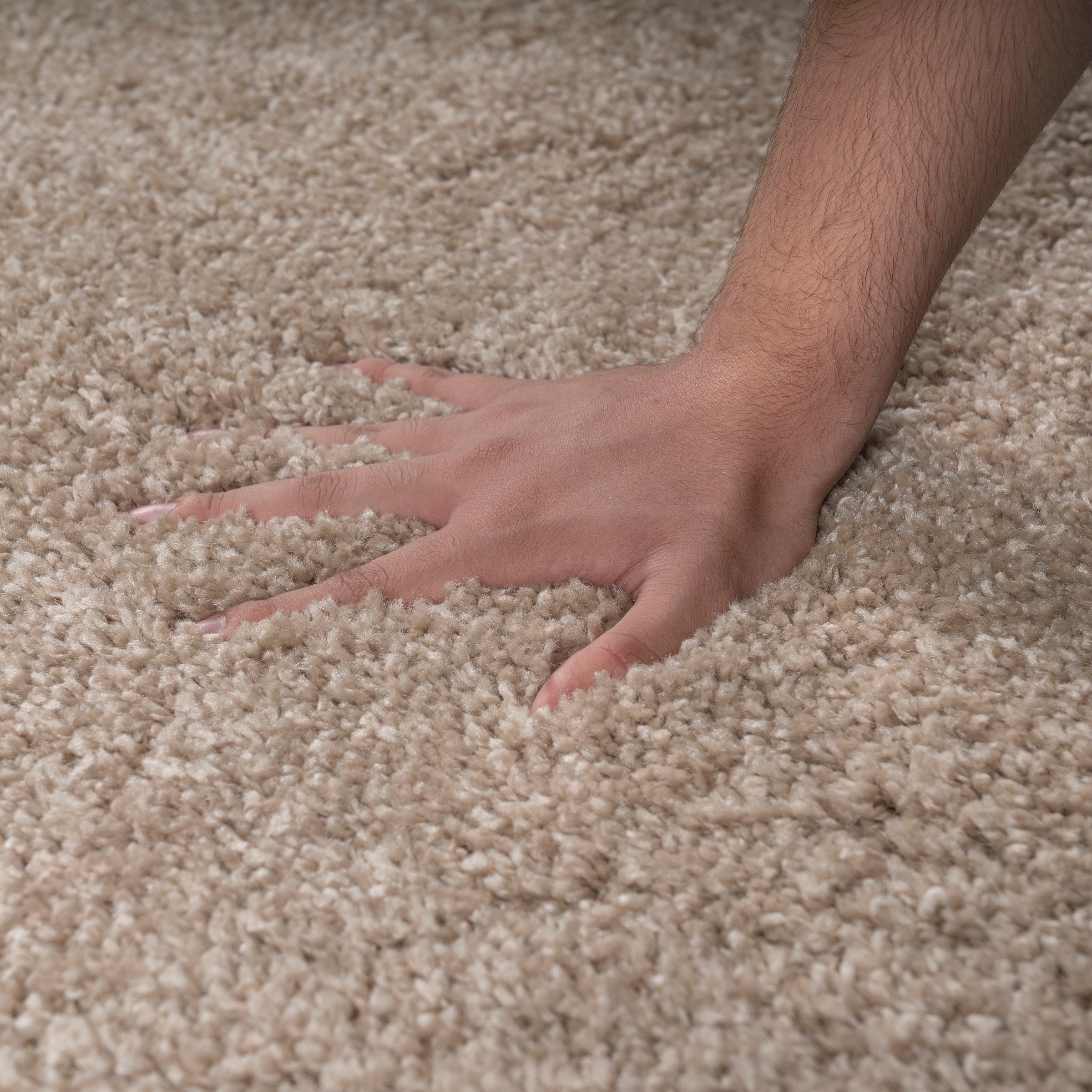 Bruno Banani Hochflor-Teppich »Shaggy Soft«, rechteckig, 30 mm Höhe, gewebt, Uni Farben, besonders weich und kuschelig