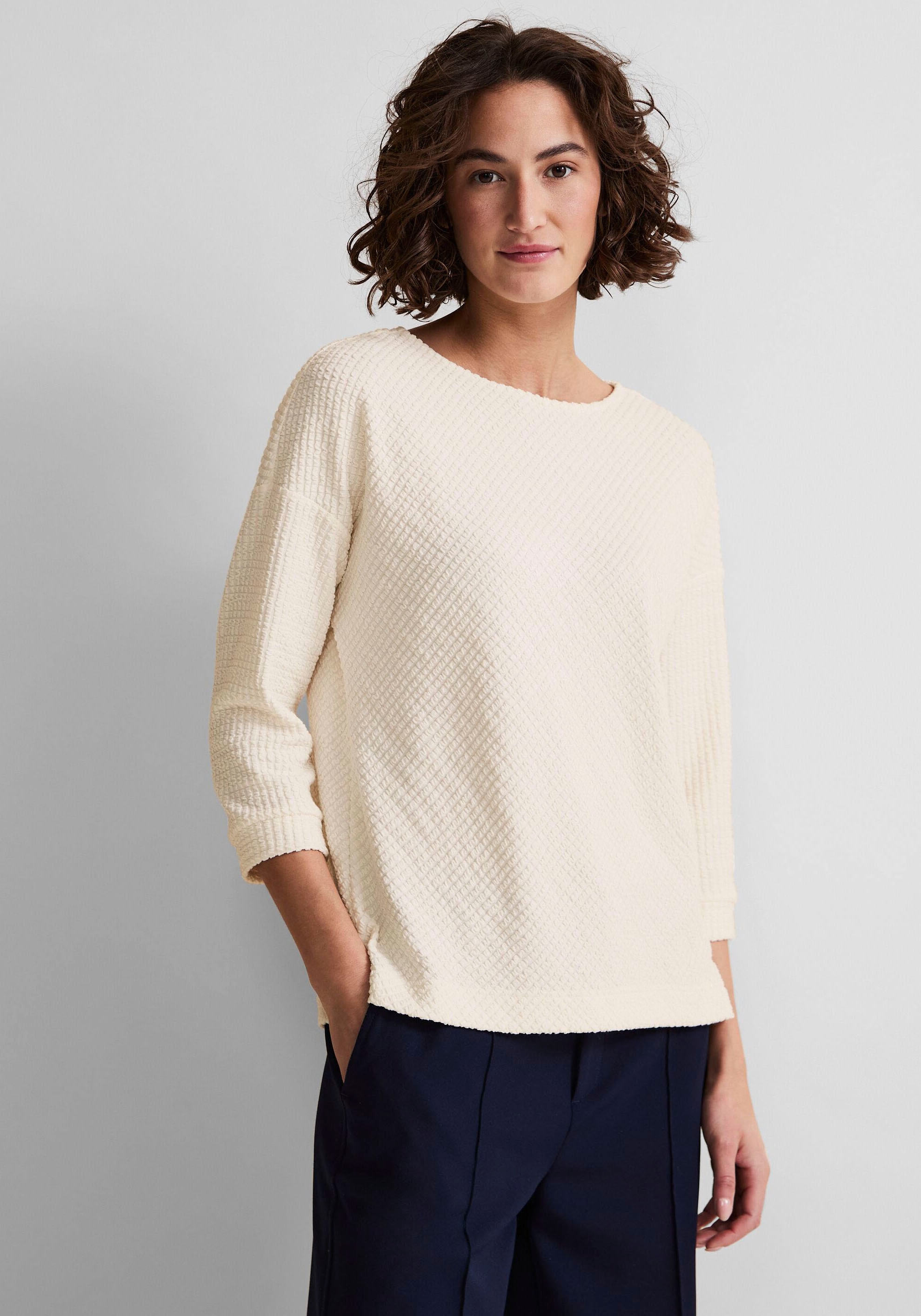 ONE online in Strukturoptik | STREET bestellen 3/4-Arm-Shirt, Jelmoli-Versand