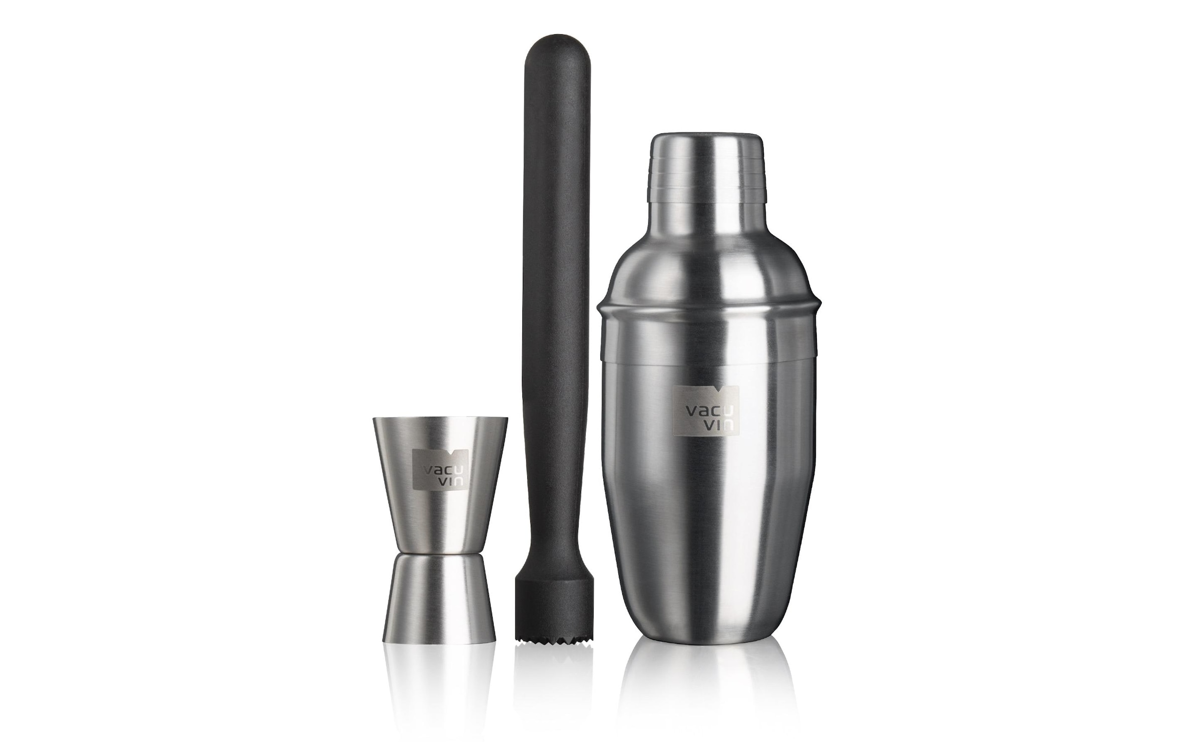 VACUVIN Cocktail Shaker »0.35 l, Silberfarben«