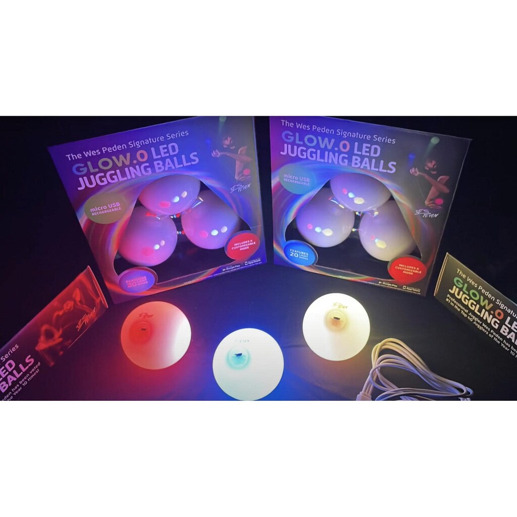 Spielball »Glow.0 Jonglierbälle Set«, (3)