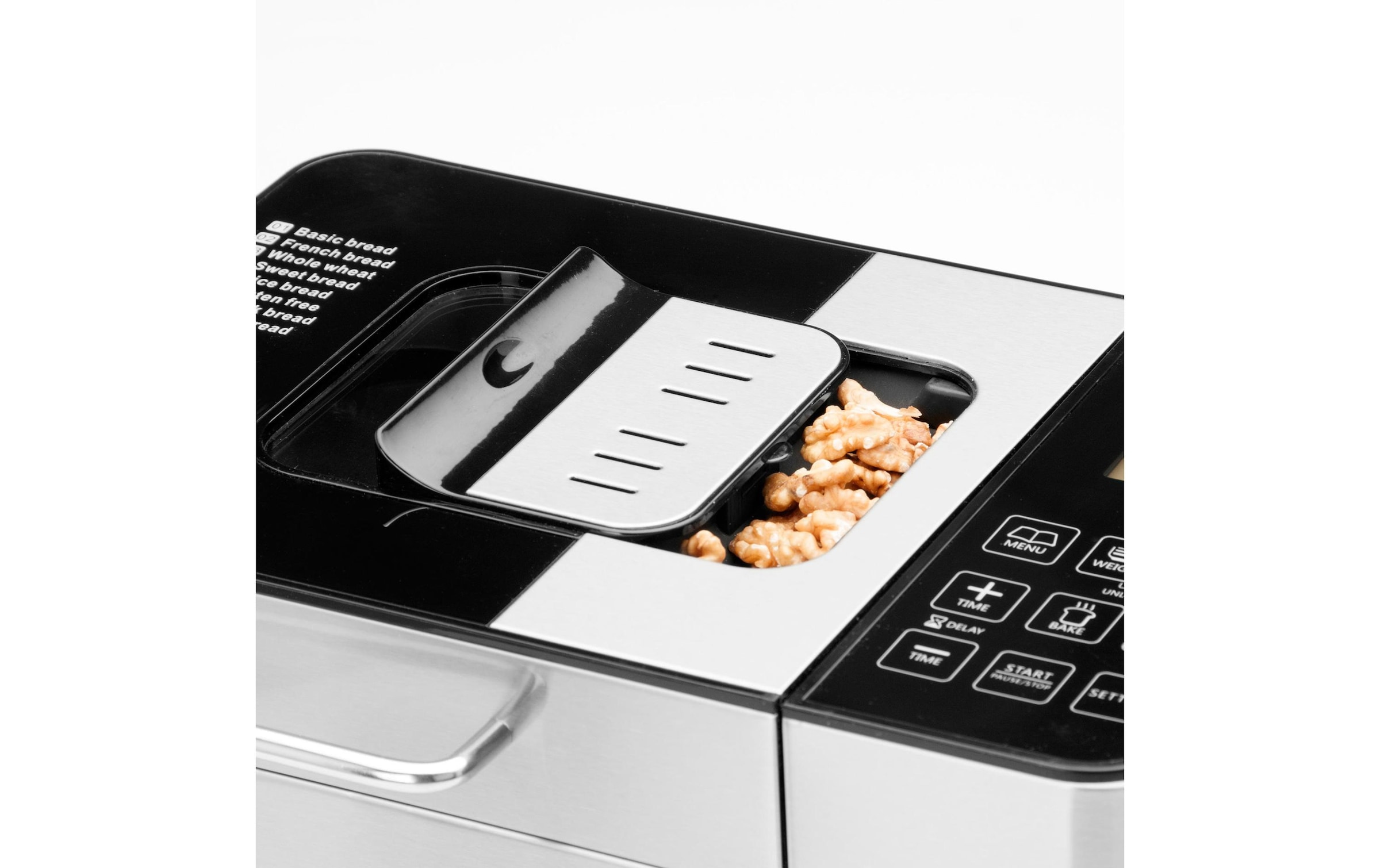 Gastroback Brotbackautomat »»Design Advanced Silberfarben Schwarz« Art.-Nr.: 7290385643«, 18 Programme, Lieferung mit passendem CH-Fixadapter