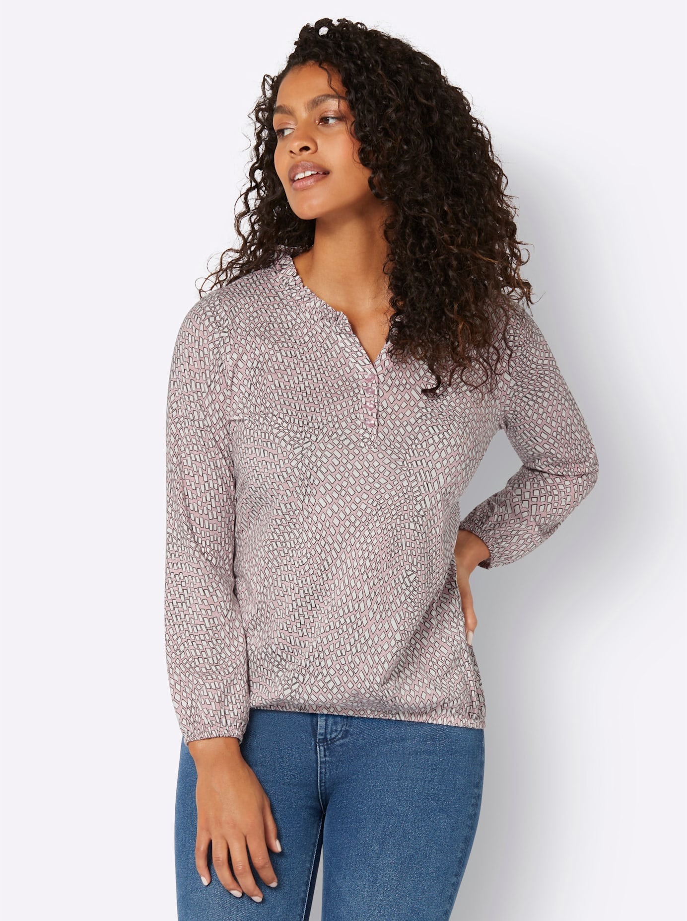Inspirationen Langarmshirt »Druck-Shirt« 1 Stk.