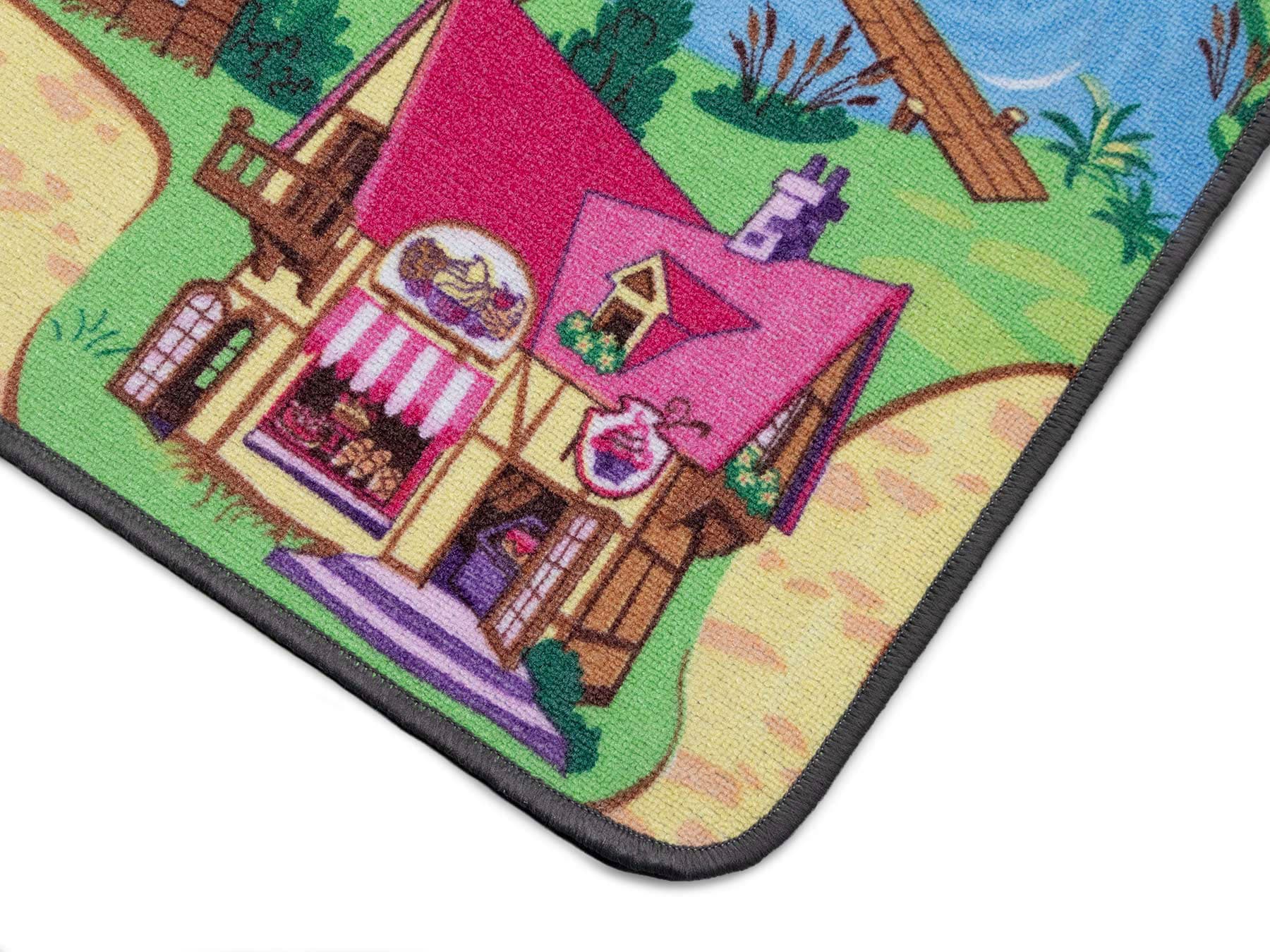 Primaflor-Ideen in Textil Kinderteppich »Spielteppich CANDY TOWN«, rechteckig, Kurzflor, Strassen-Spiel-Teppich, Kinderzimmer