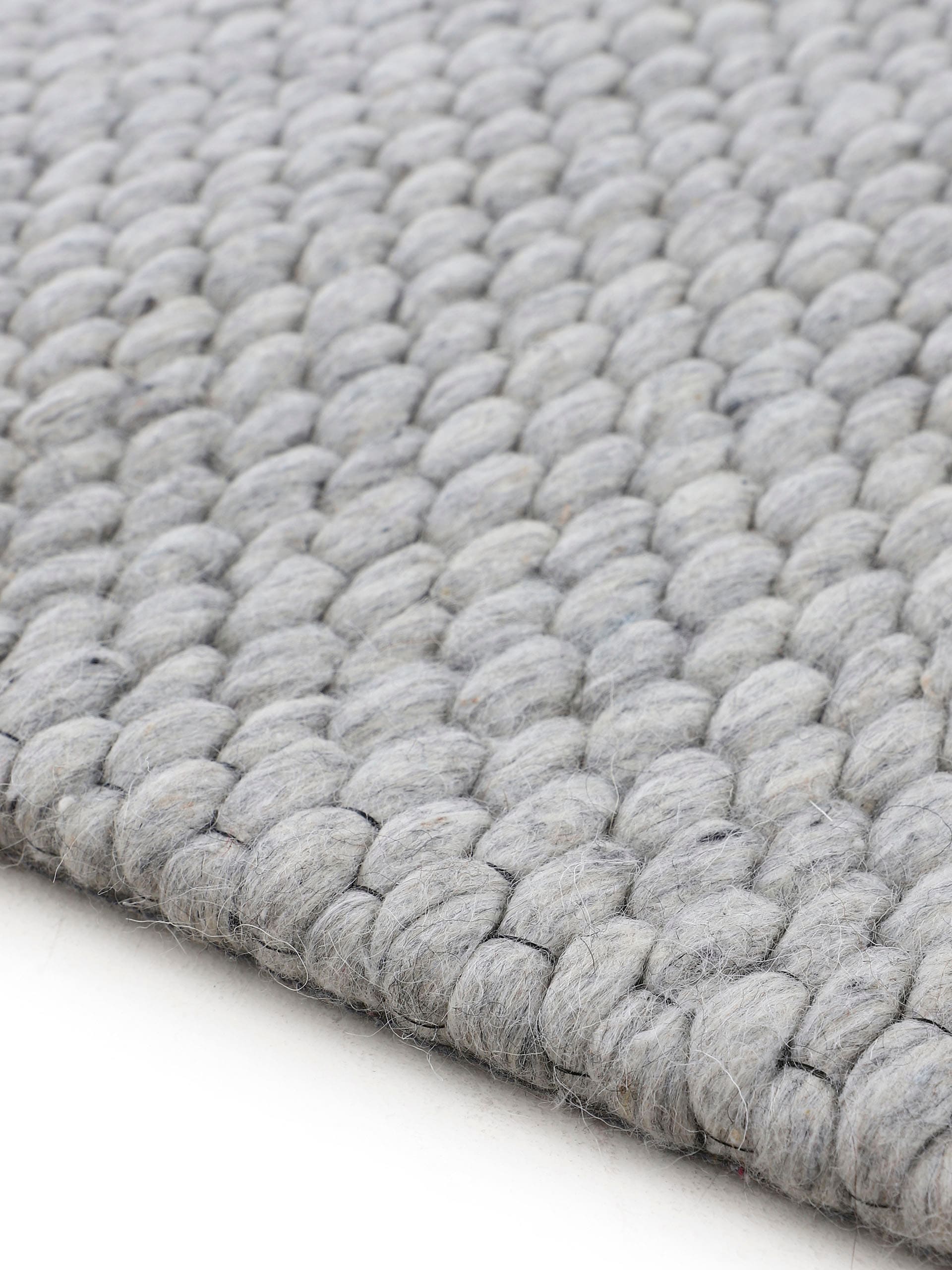 carpetfine Läufer »Sina«, rechteckig, 14 mm Höhe, Handweb Teppich, reine Wolle, meliert, handgewebt, weich & kuschelig