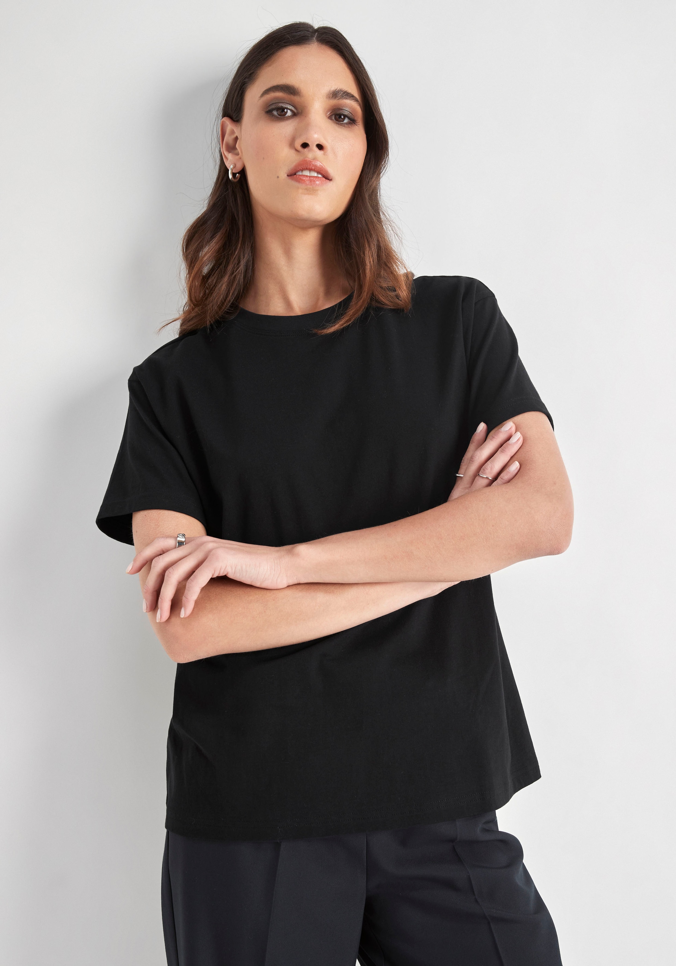 HECHTER PARIS T-Shirt, Jelmoli-Versand online - Rundhalsausschnitt NEUE mit KOLLEKTION kaufen 