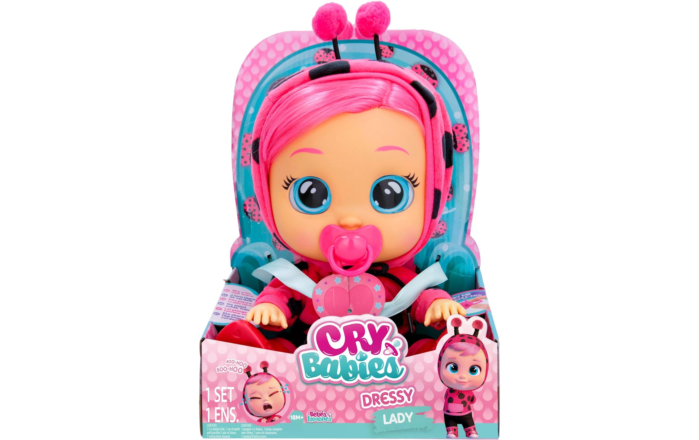IMC TOYS Babypuppe »Cry Babies – Dressy Lady«