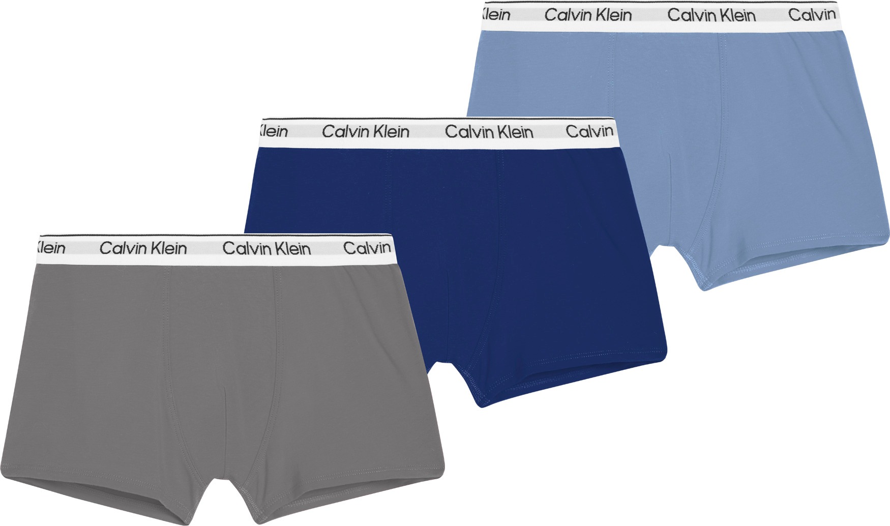 Calvin Klein Underwear Trunk »3PK TRUNK« Packung, 3er-Pack, 3 Stk. mit Logobund