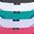 anthrazit, weiss, mint, flieder, pink