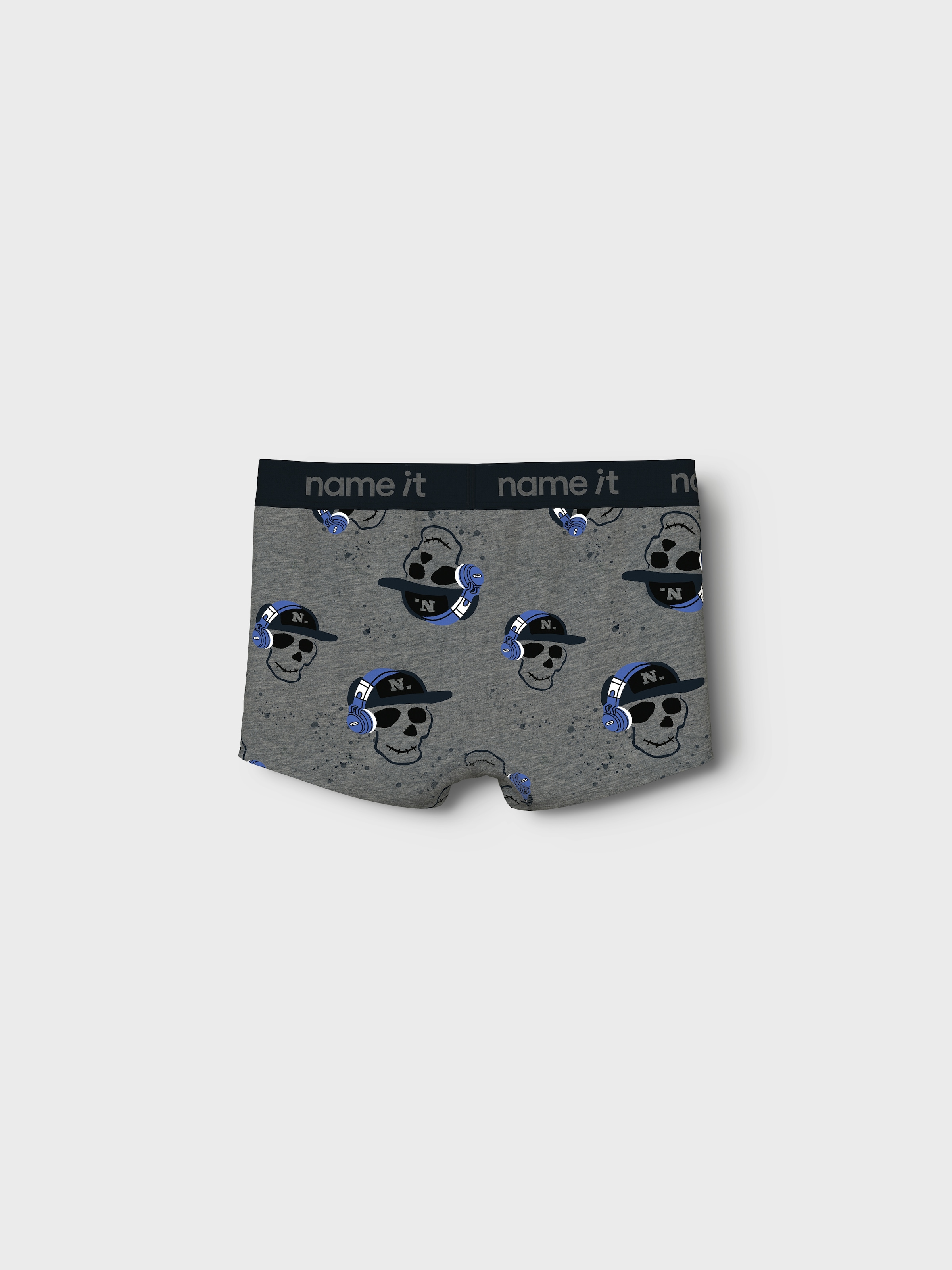 Name It Trunk »NKMBOXER 3P DARK GREY MEL SKULL NOOS«, (3 St.)