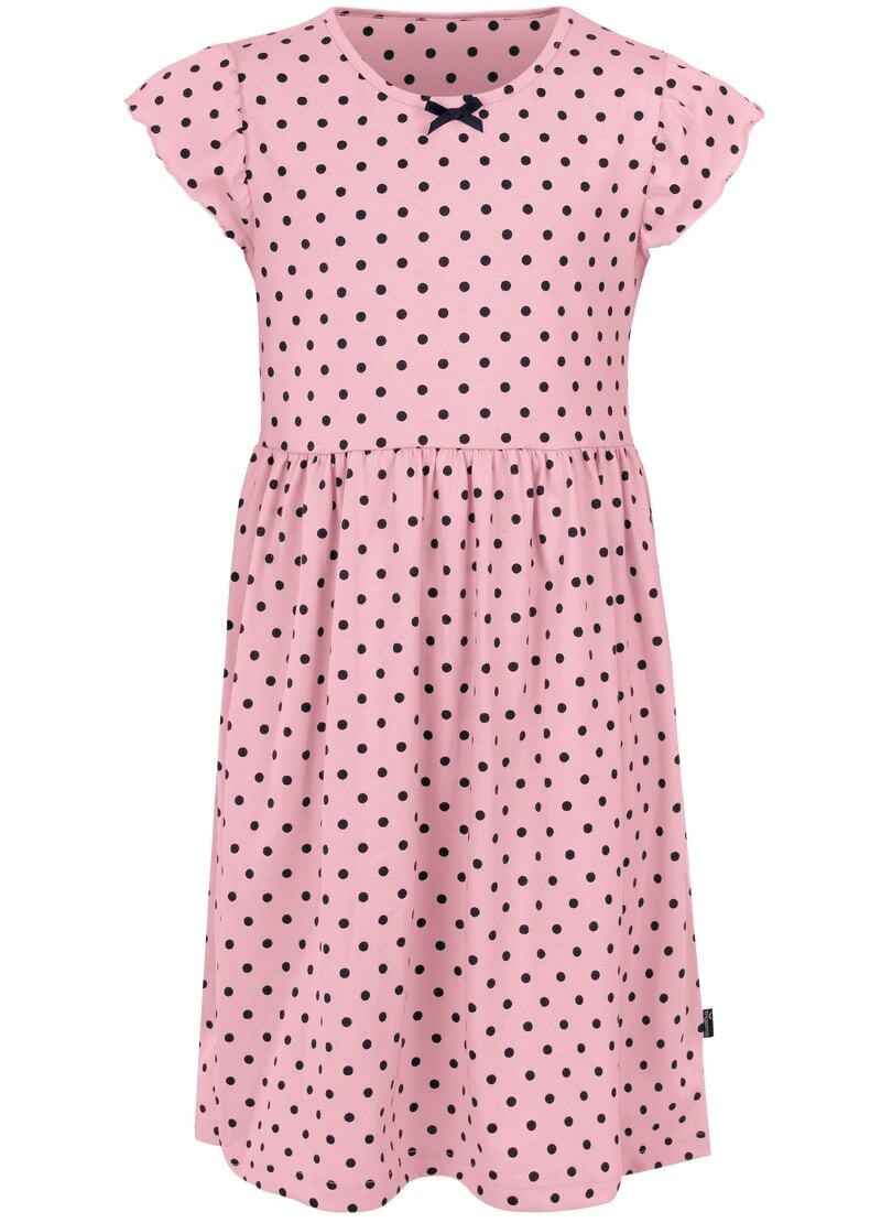 Trigema Jerseykleid »TRIGEMA Kleid mit Schleifchen und Punkte-Muster«