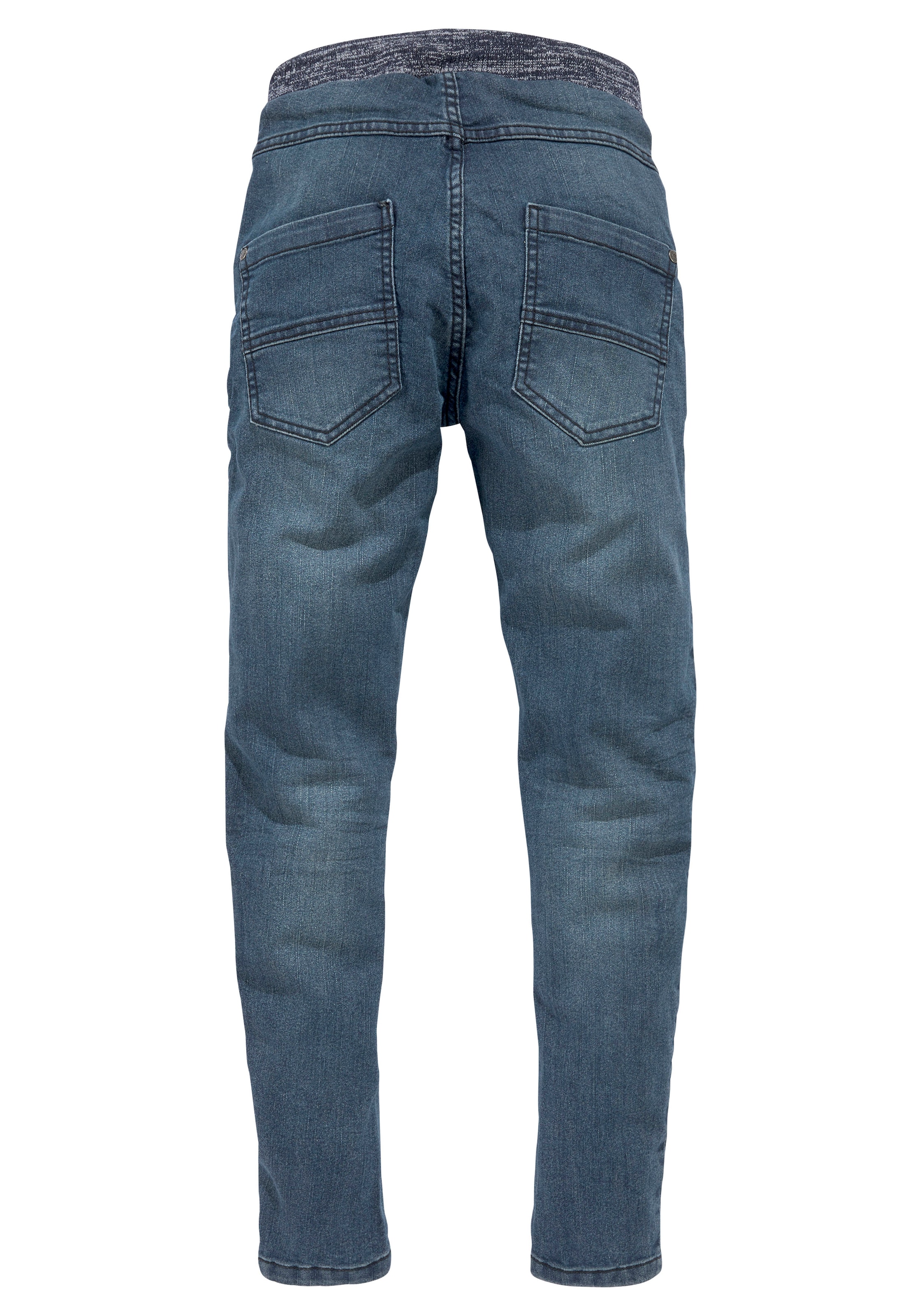 ✵ Arizona Stretch-Jeans tollem »mit schmalem mit Beinverlauf«, entdecken Rippenbund günstig Jelmoli-Versand 