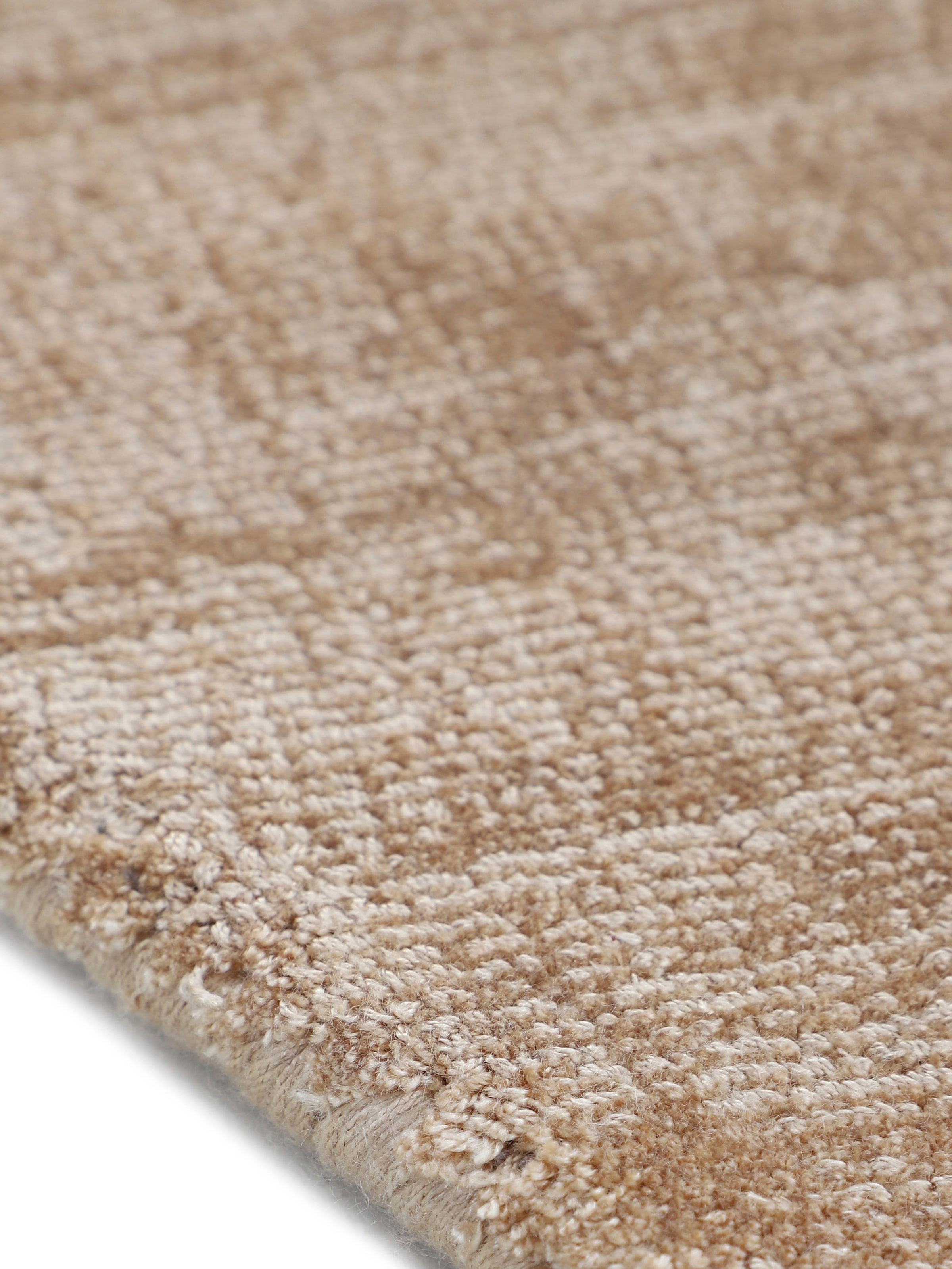 carpetfine Teppich »Ava Viskoseteppich«, rund, 13 mm Höhe, Seidenoptik, leichter Glanz, Wohnzimmer