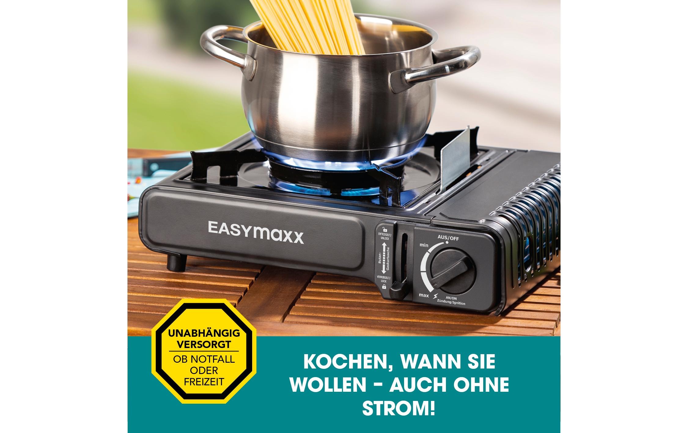 EASYmaxx Gaskocher »inkl. Koffer«, 28 cmx34 cm