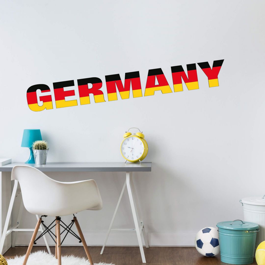 Wall-Art Wandtattoo »Fussball Germany Schriftzug«, online (1 Jelmoli-Versand bestellen | St.)