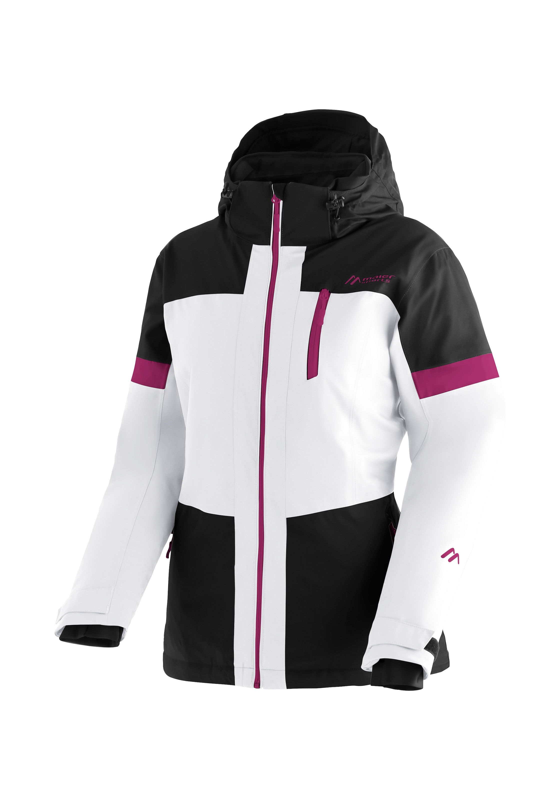 Skijacke »HANNI«, Damen Winterjacke, wind/wasserdicht, 3 RV-Taschen und Kapuze,...