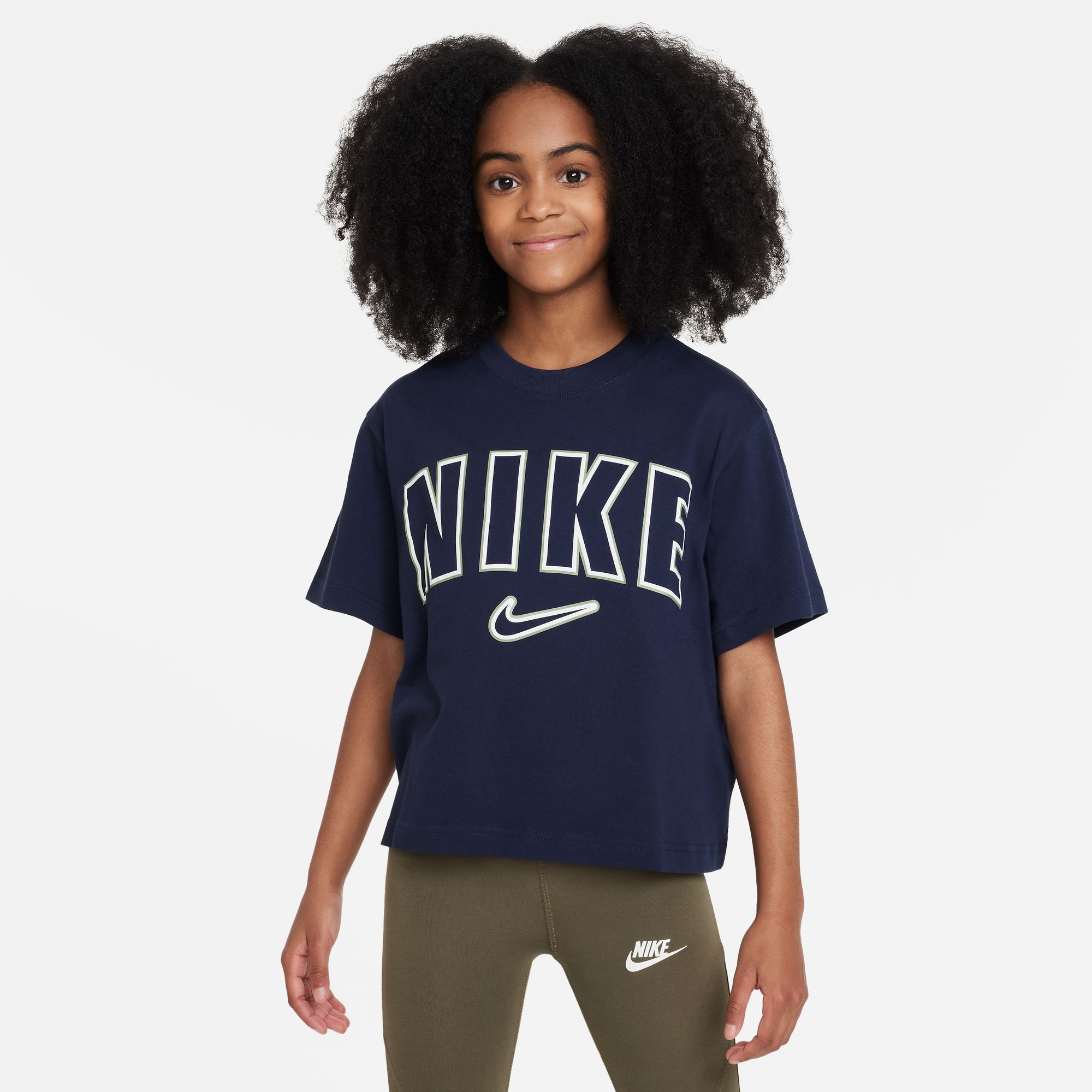 Nike Sportswear T-Shirt »G NSW TEE Short Sleeve BOXY PRNT - für Kinder«