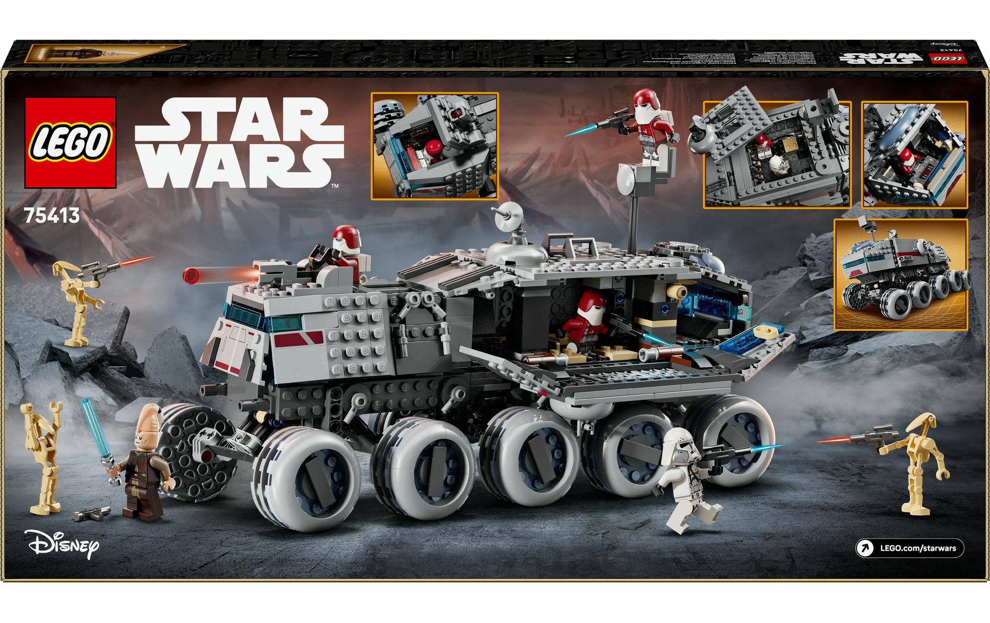 LEGO® Spielbausteine »LEGO® Star Wars Republikanischer Juggernaut 75413«, (813 St.)