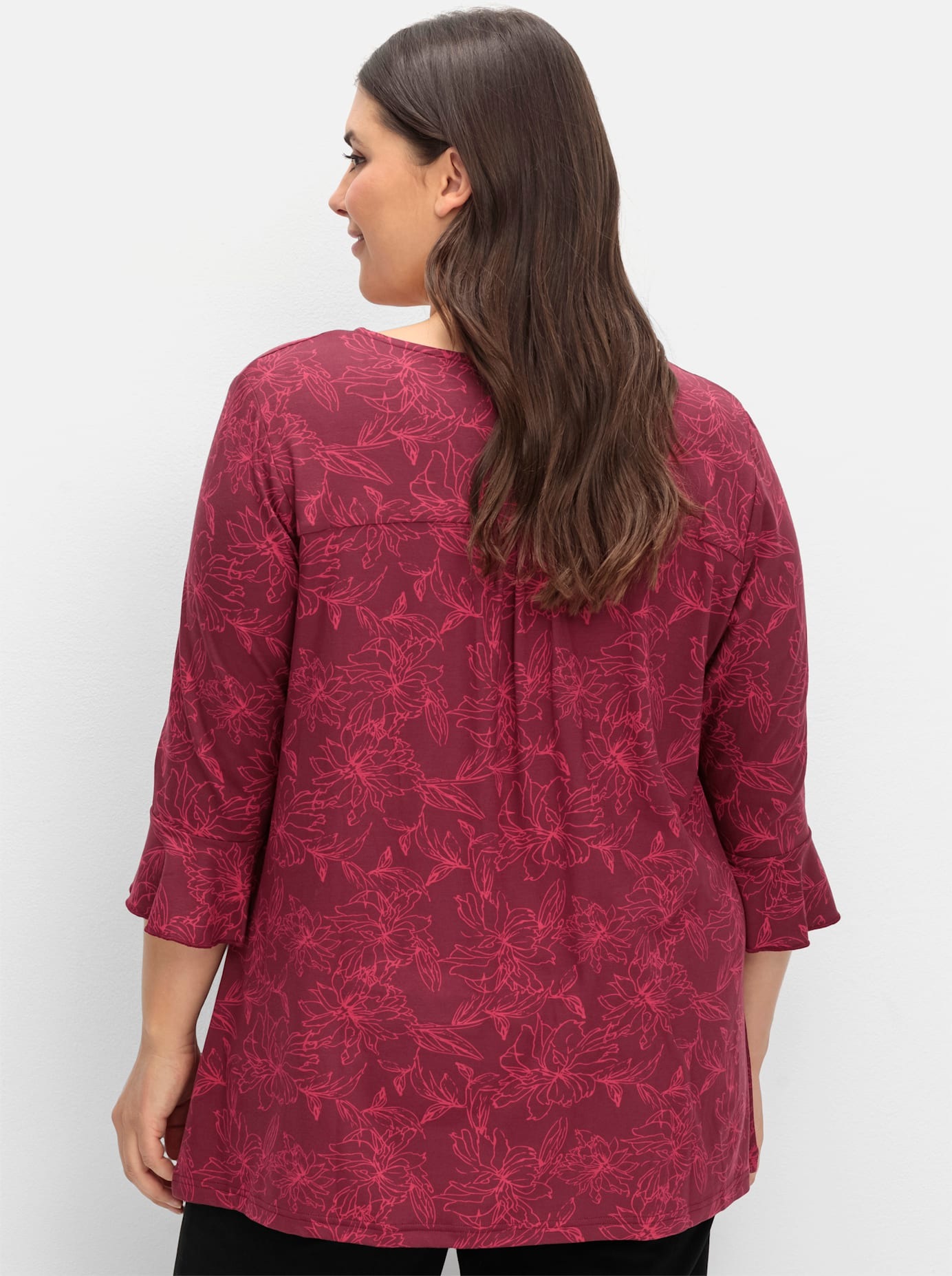 Sheego 3/4-Arm-Shirt »T-Shirt«, (1 tlg.)