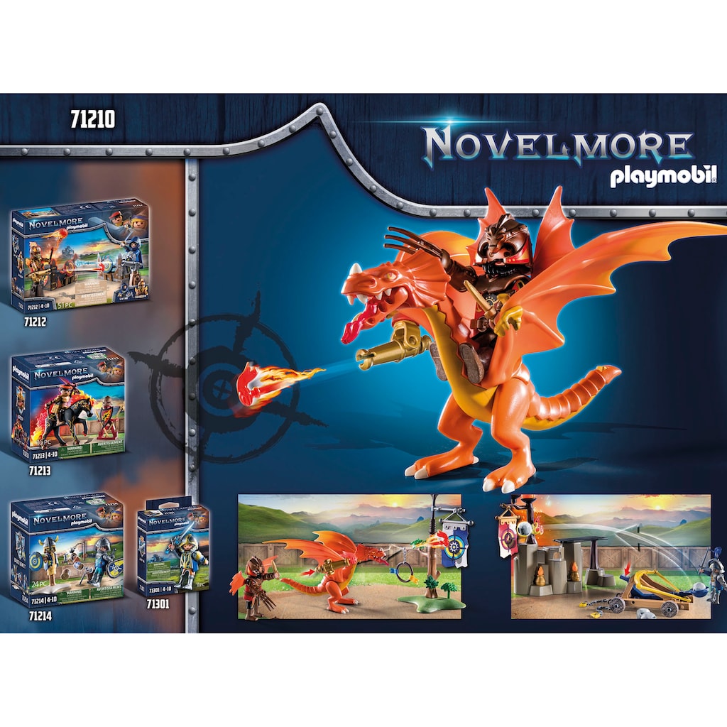 Playmobil® Konstruktions-Spielset »Novelmore vs. Burnham Raiders - Turnierplatz (71210), Novelmore«, (92 St.)