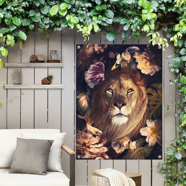 Reinders! Poster »Dschungel-Löwe«, Outdoor für Garten oder Balkon online  bestellen | Jelmoli-Versand