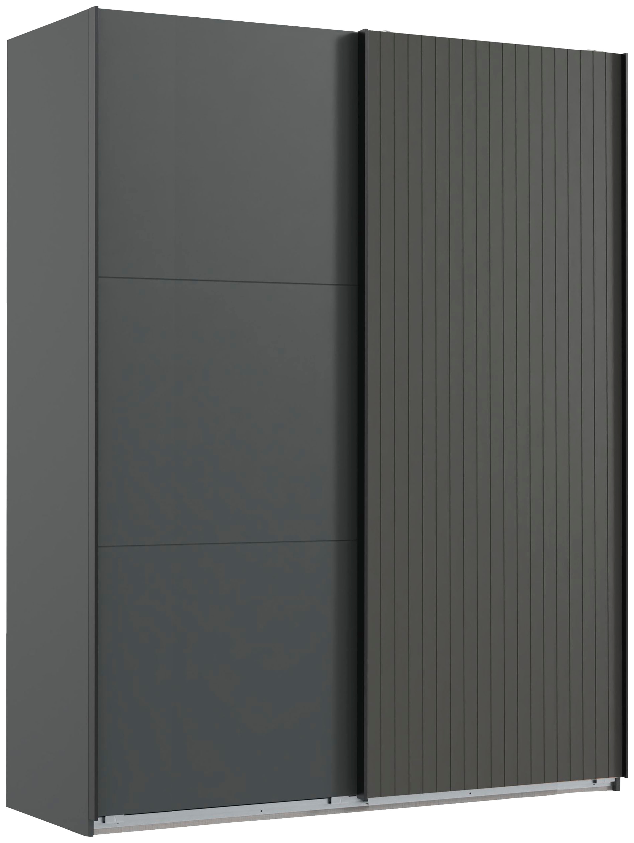 Wimex Schwebetürenschrank "Andorra by fresh to go" Mit 3D-Leisten für Akustikpaneel-Optik