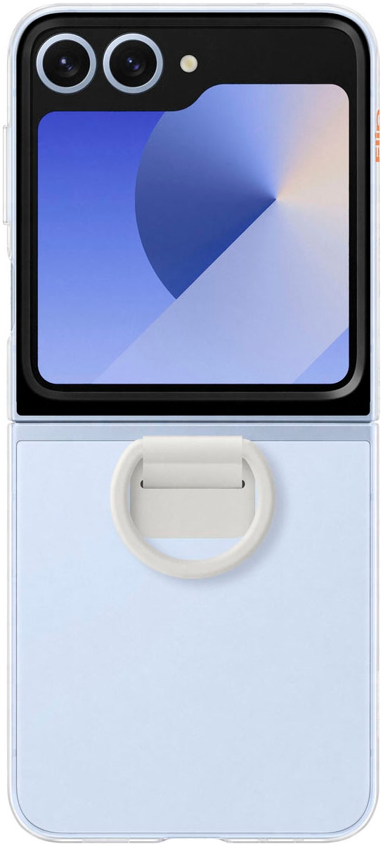 Samsung Backcover »Clear Case with Ring für Galaxy Flip6«, Backcover, Schutzhülle, Handyschutzhülle, Case, Schutzcase, stossfest