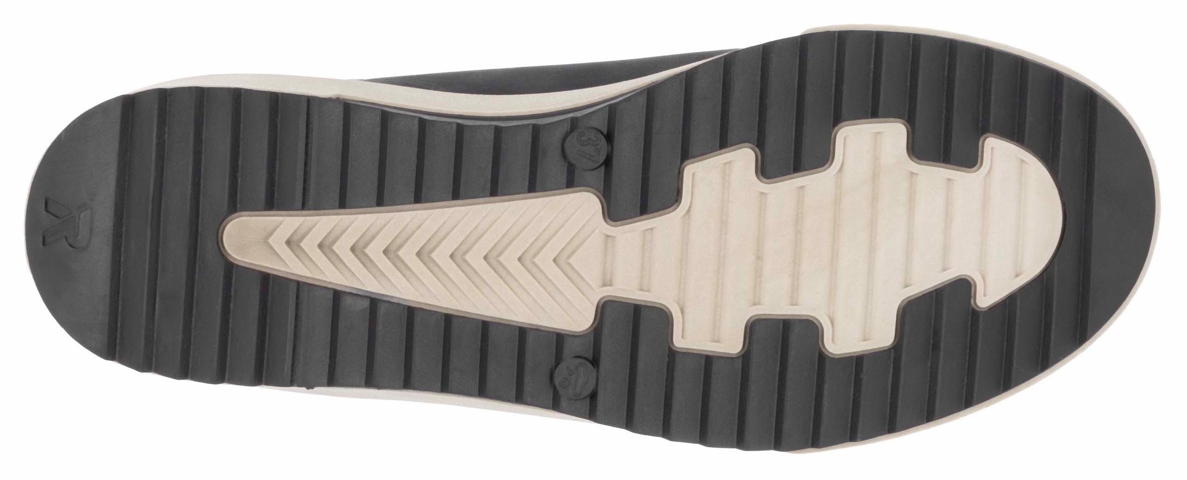 RIEKER Sport Schnürboots, Stiefelette, High Top Sneaker, Freizeitboots mit Reissverschluss