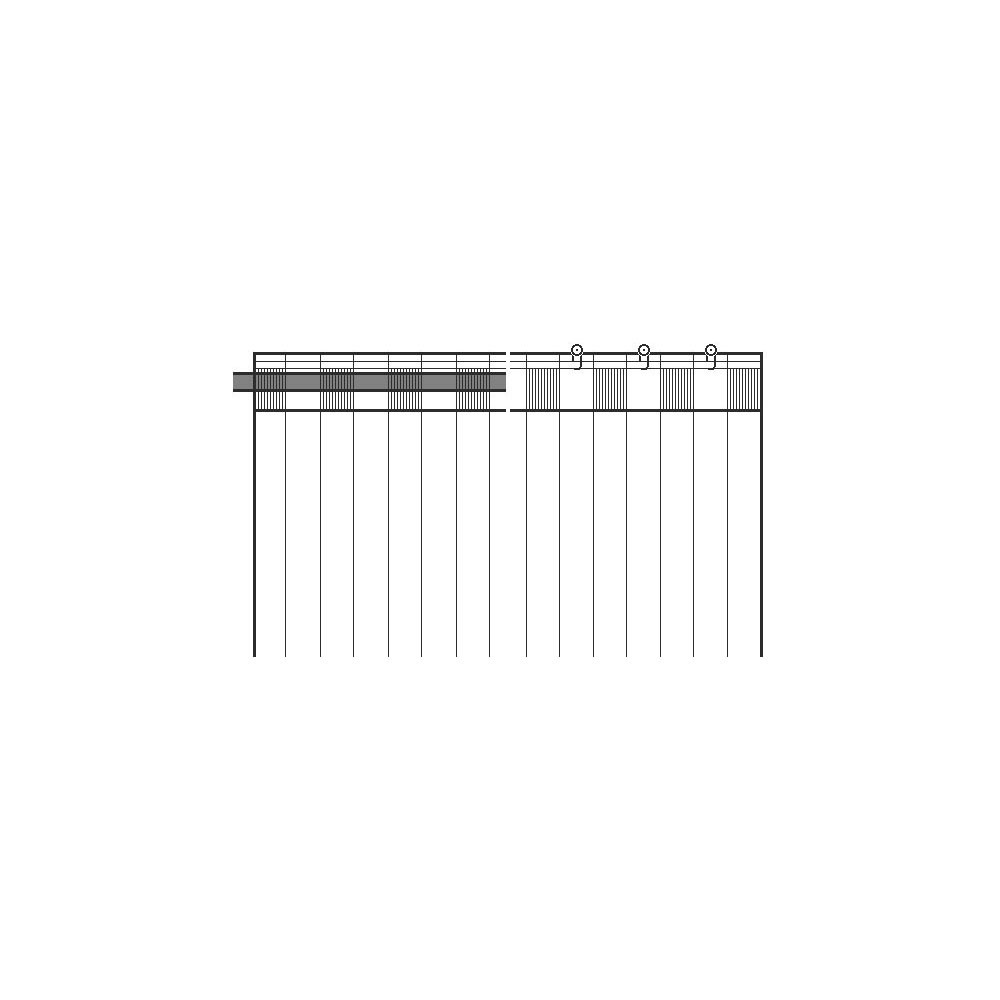 Neutex for you! Vorhang »Kiss«, (1 St.), Schal mit verdeckten Schlaufen, Breite 142 cm, nach Mass