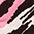 ecru-pink-schwarz-gemustert