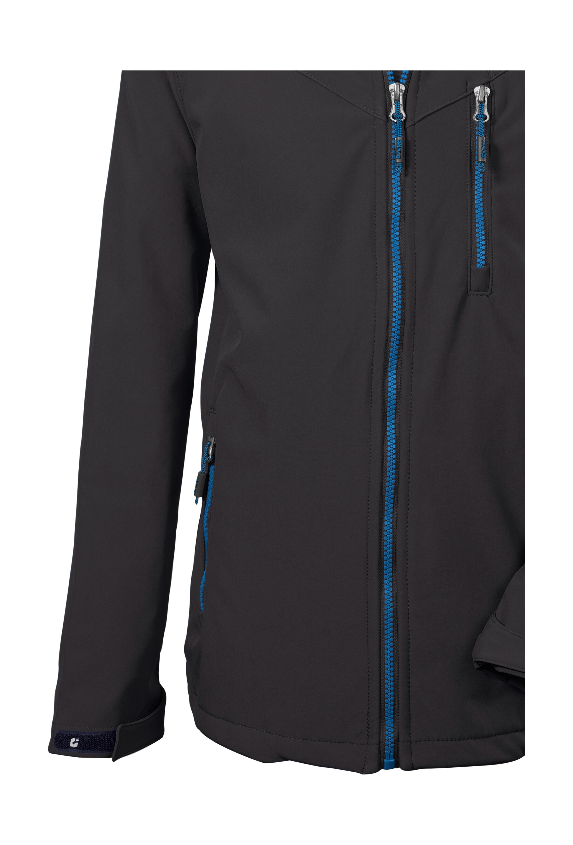 Killtec Softshelljacke »Boys Softshelljacke«, Wasserabweisende Softshelljacke mit Kapuze, Fleece