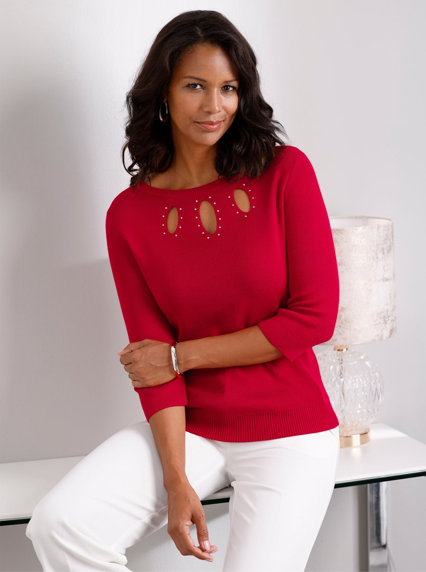 Lady Strickpullover »Feinstrickpullover«