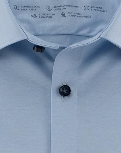 OLYMP Businesshemd »No. Six 24/Seven super slim«, in bequemer Jersey-Qualität