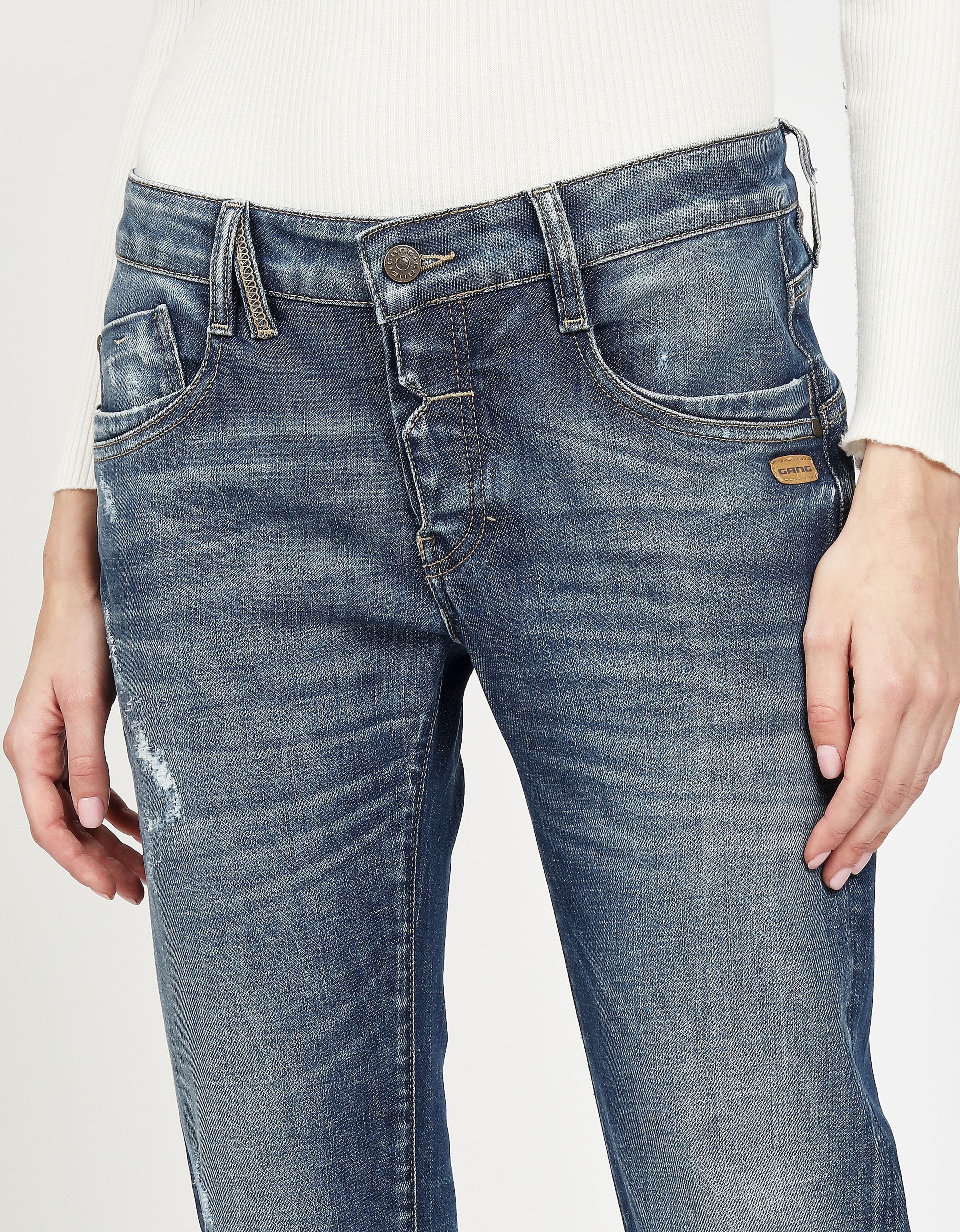 GANG Relax-fit-Jeans »94GERDA«, mit besonderer Struktur