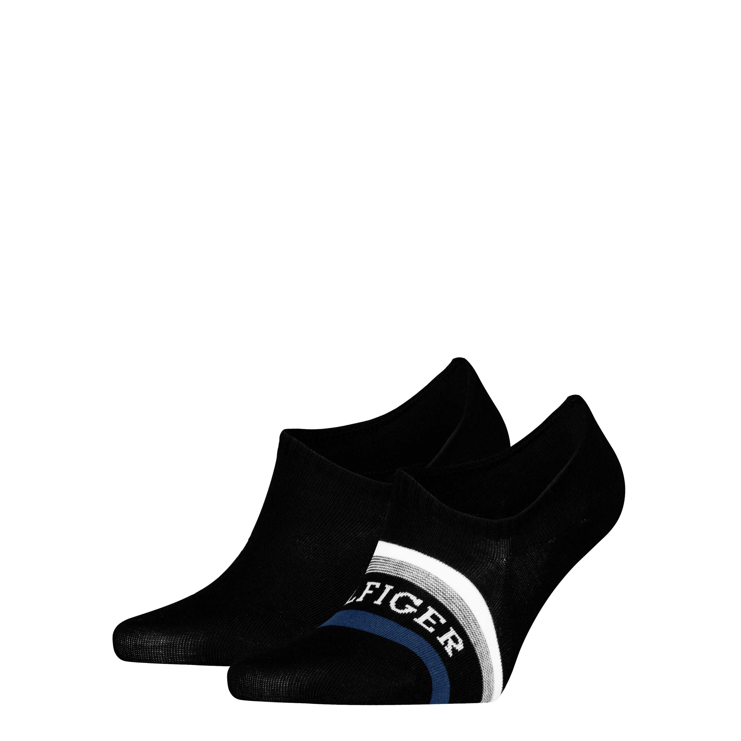 Tommy Hilfiger Füsslinge »TH MEN FOOTIE 2P HILFIGER TAB« 2er-Pack, mit Anti-Rutsch Technologie