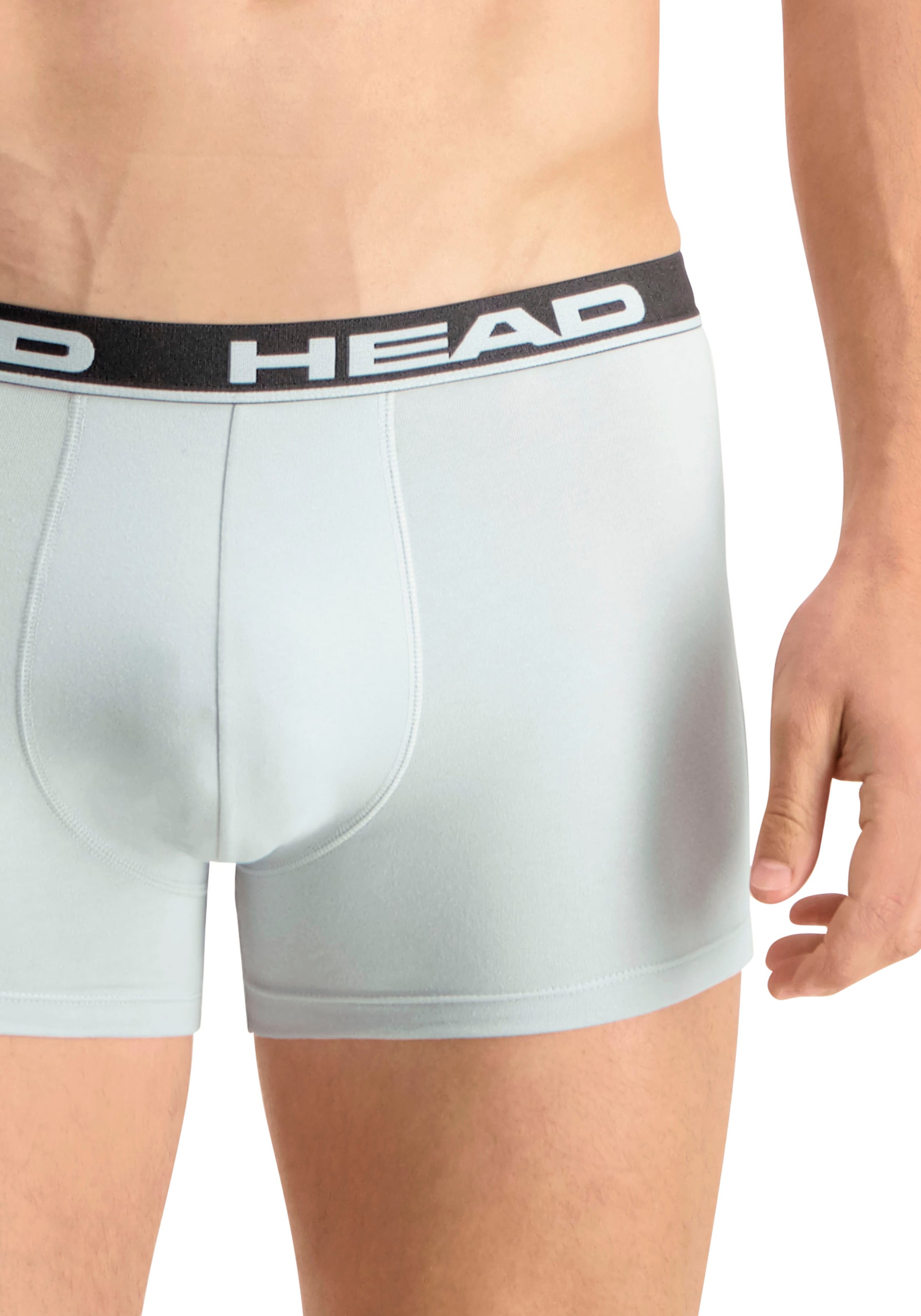 Head Boxershorts »HEAD BASIC BOXER 2P«, (2er Pack), mit elastischem Logobund